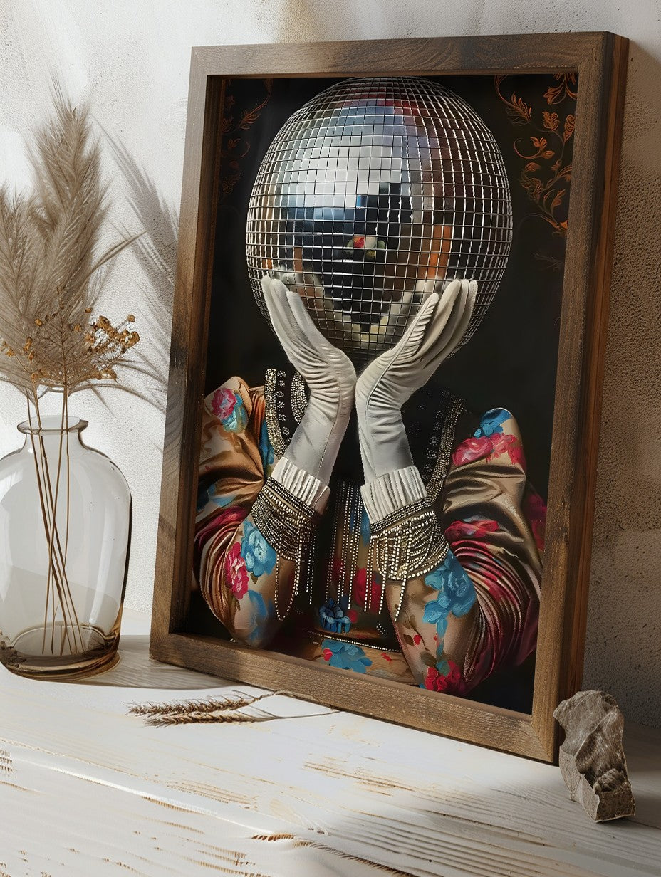 Quadro Decorativo MDF Emoldurado Multicolor GE129-L - Impressão UV em Madeira de Pinho 35x47cm