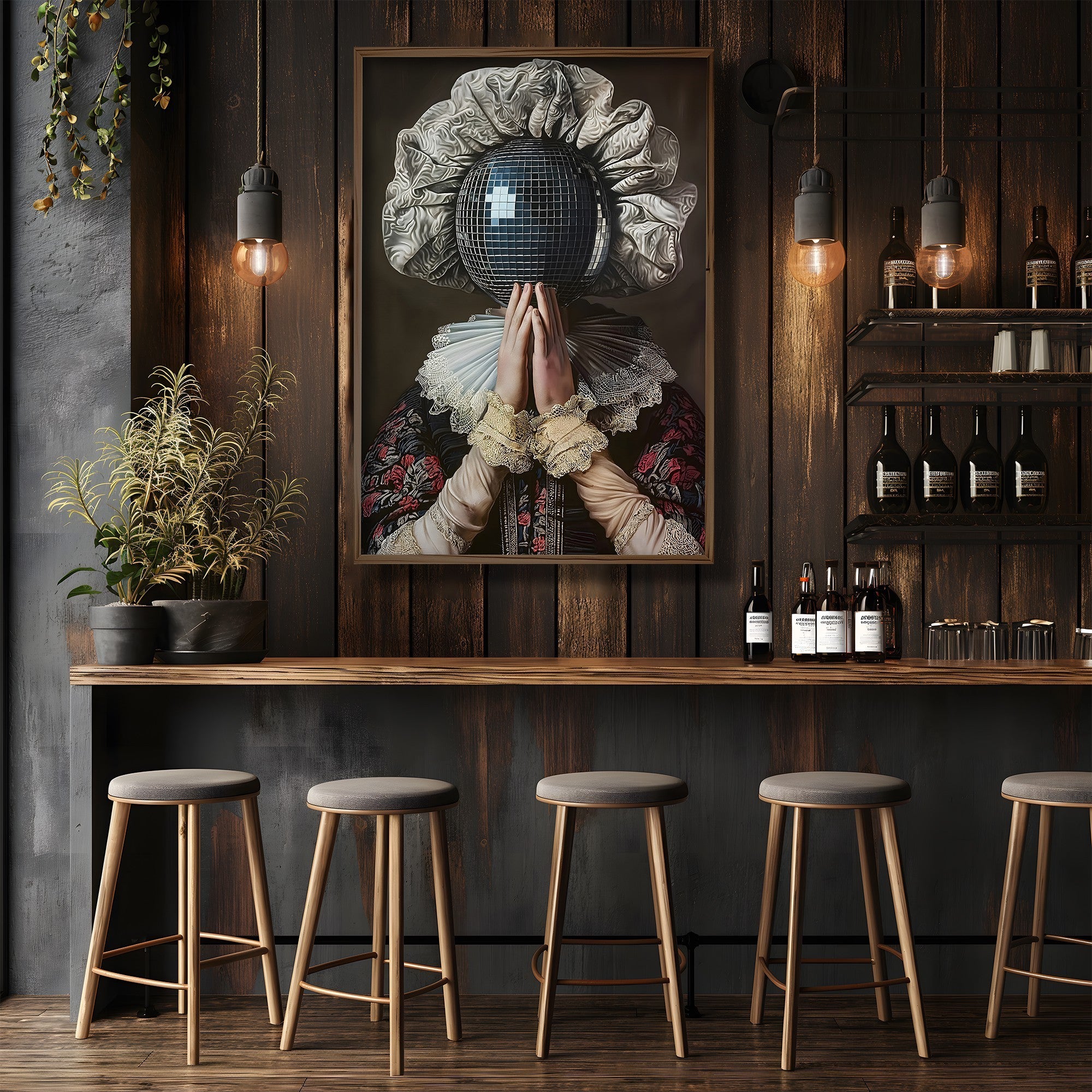 Quadro Decorativo MDF Emoldurado GE130-L Multicolor 35x47cm - Impressão UV em Madeira de Pinho