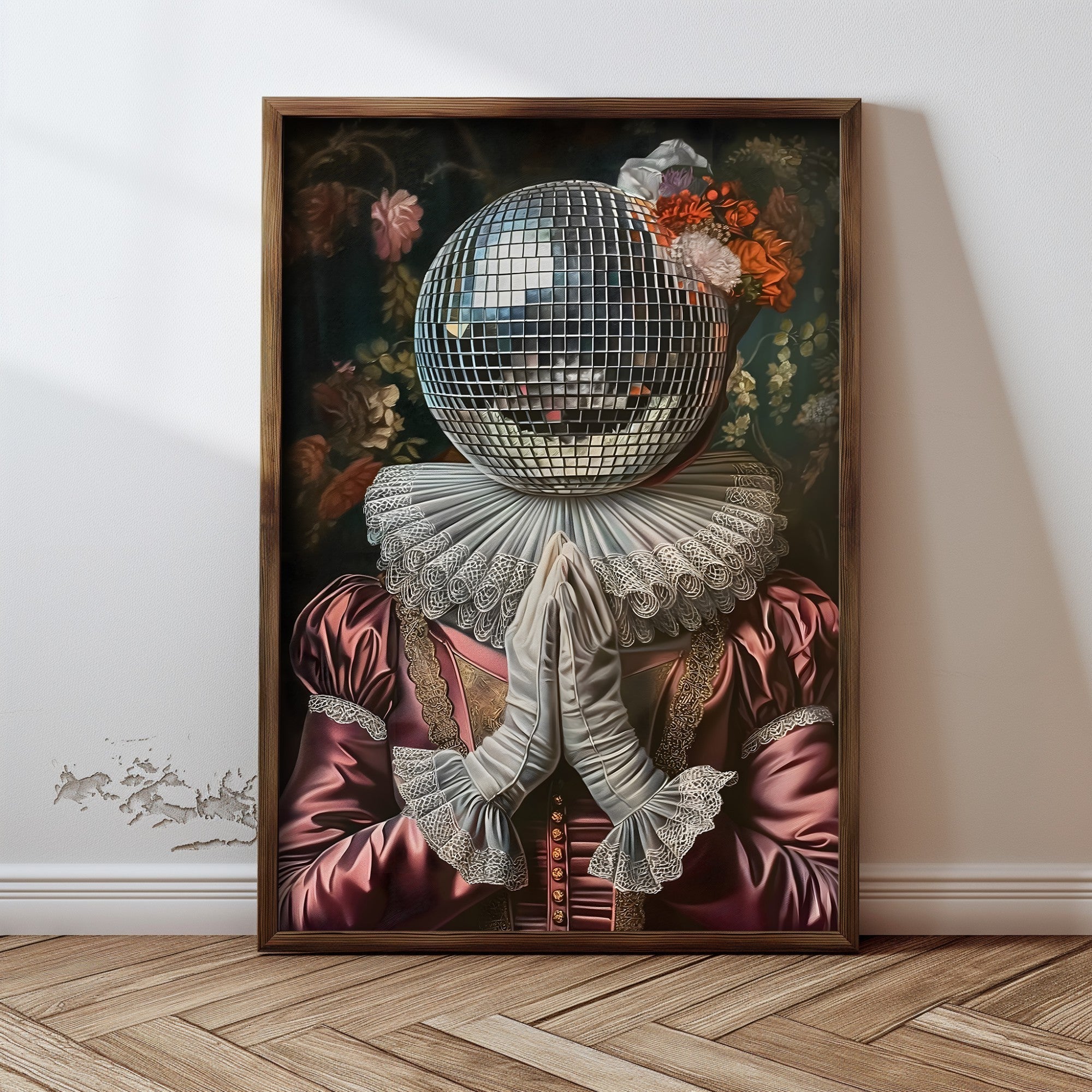 Quadro Decorativo MDF Emoldurado Multicolor GE131-L - Impressão UV em Madeira de Pinho 35x47cm