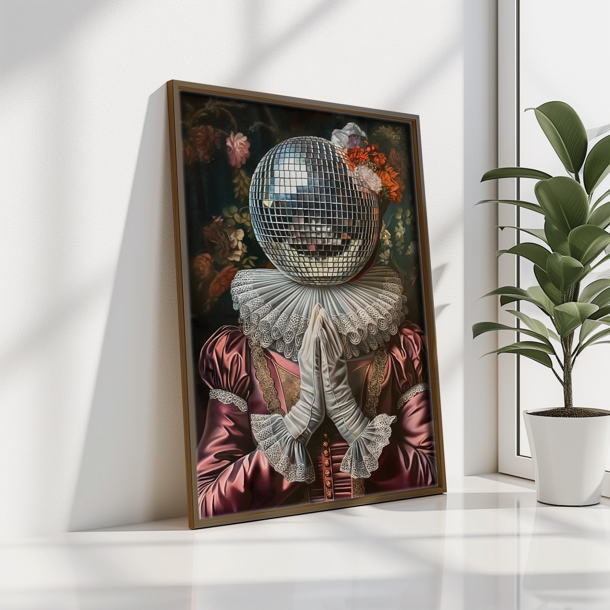 Quadro Decorativo MDF Emoldurado Multicolor GE131-L - Impressão UV em Madeira de Pinho 35x47cm