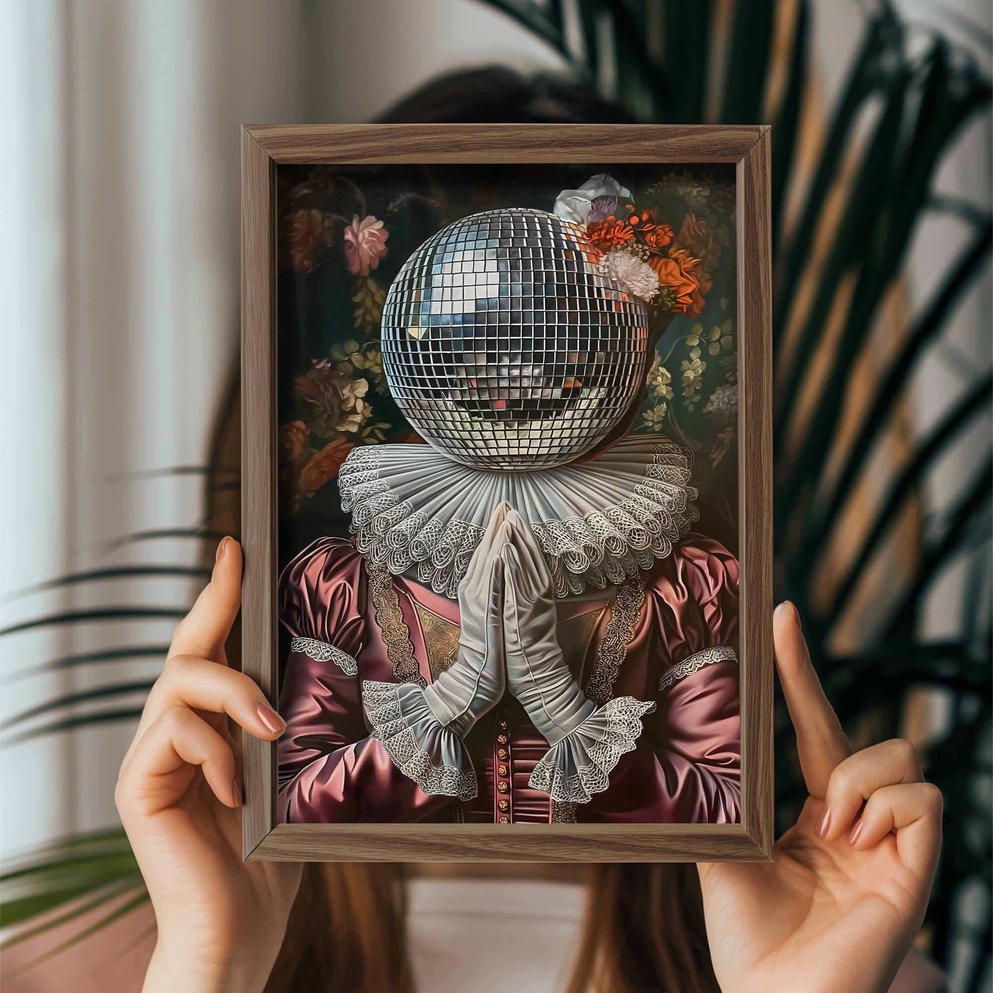 Quadro Decorativo MDF Emoldurado Multicolor GE131-L - Impressão UV em Madeira de Pinho 35x47cm