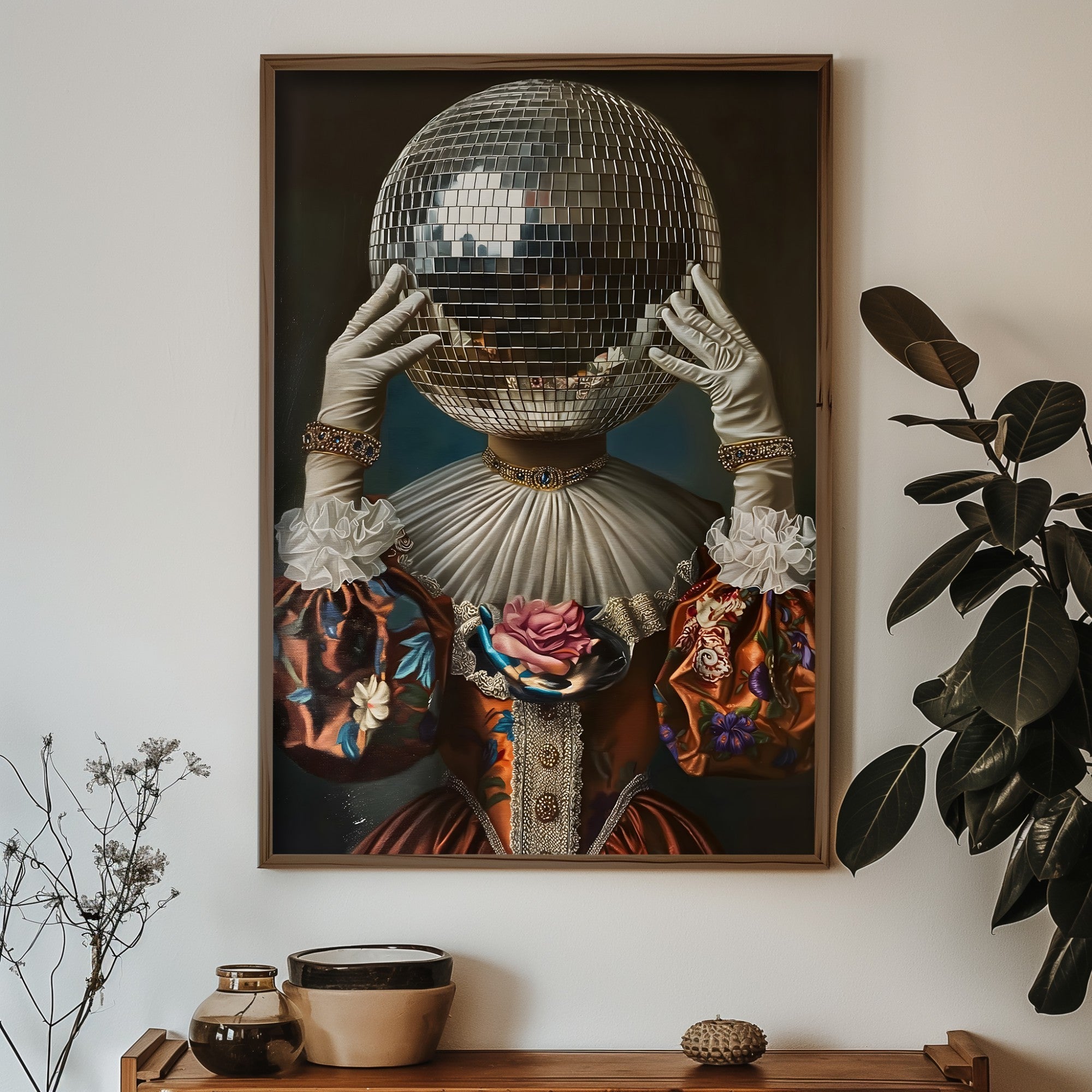 Quadro Decorativo MDF Emoldurado GE132-L Multicolor 35x47cm - Impressão UV em Madeira de Pinho