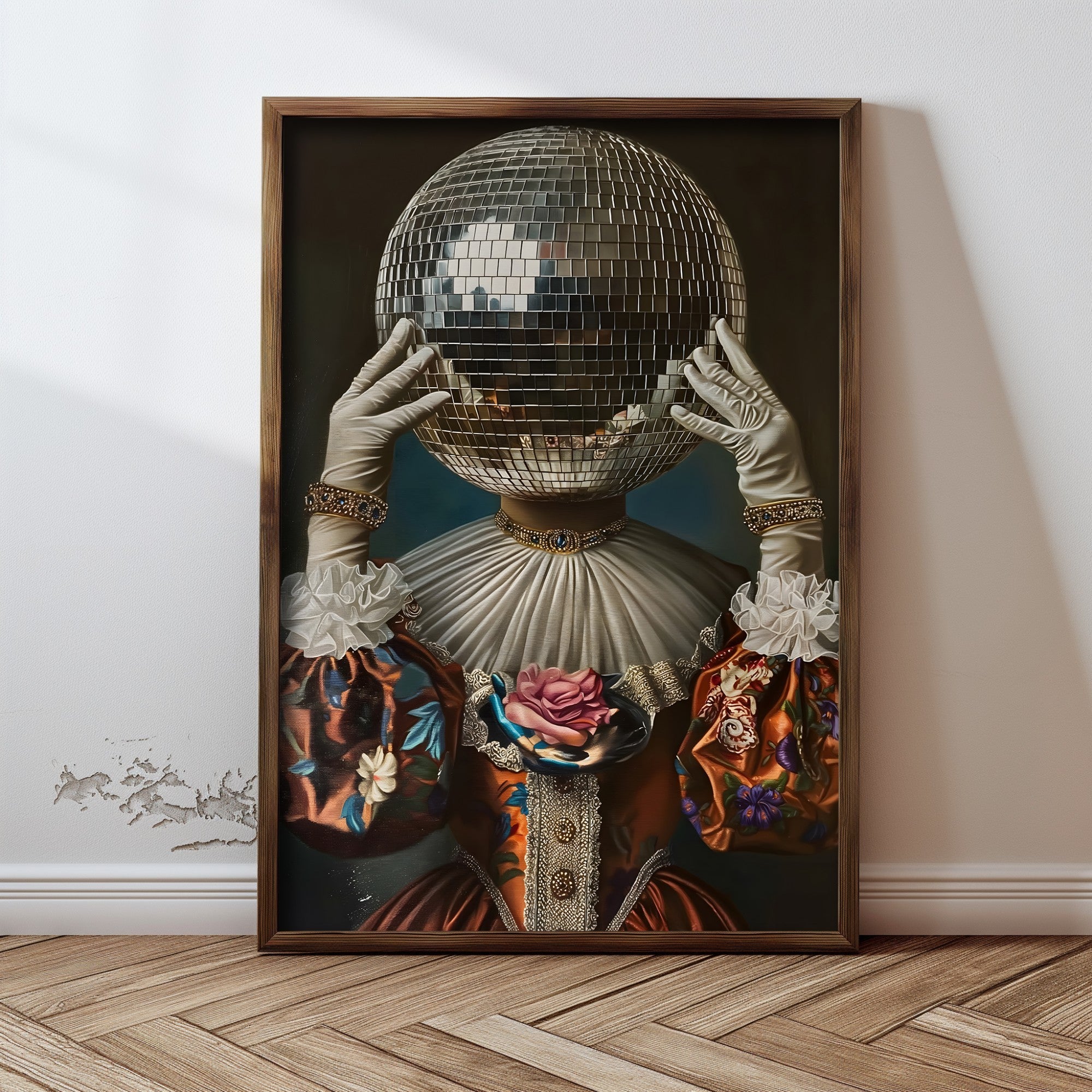 Quadro Decorativo MDF Emoldurado GE132-L Multicolor 35x47cm - Impressão UV em Madeira de Pinho