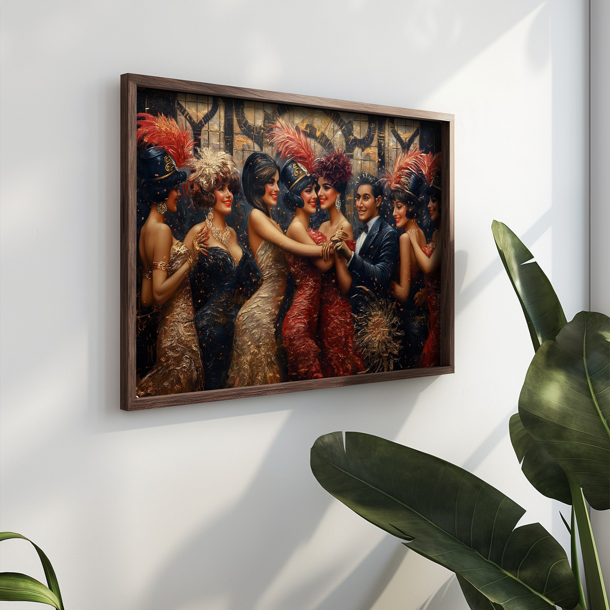 Quadro Decorativo MDF Emoldurado GE133-L Multicolor 35x47cm - Impressão UV em Madeira de Pinho
