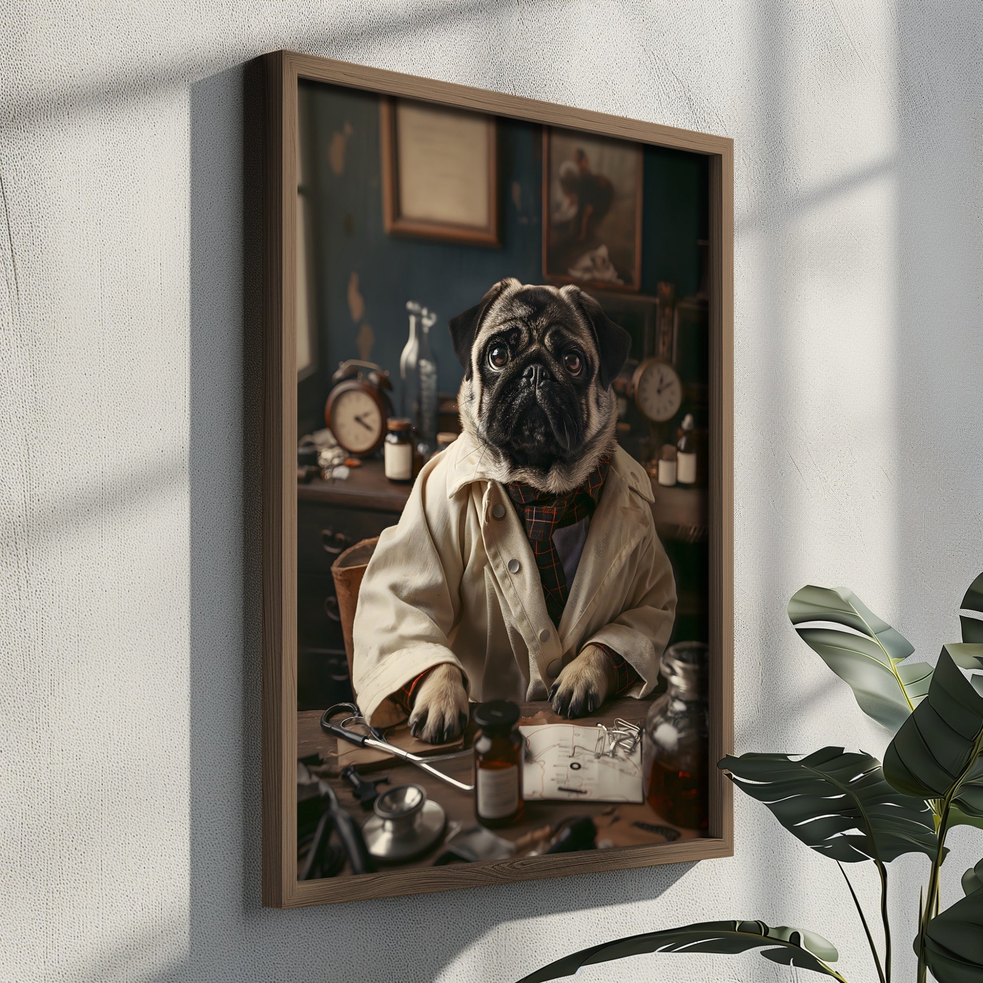 Quadro Decorativo MDF Emoldurado GE135-L Multicolor 35x47cm - Impressão UV em Madeira de Pinho