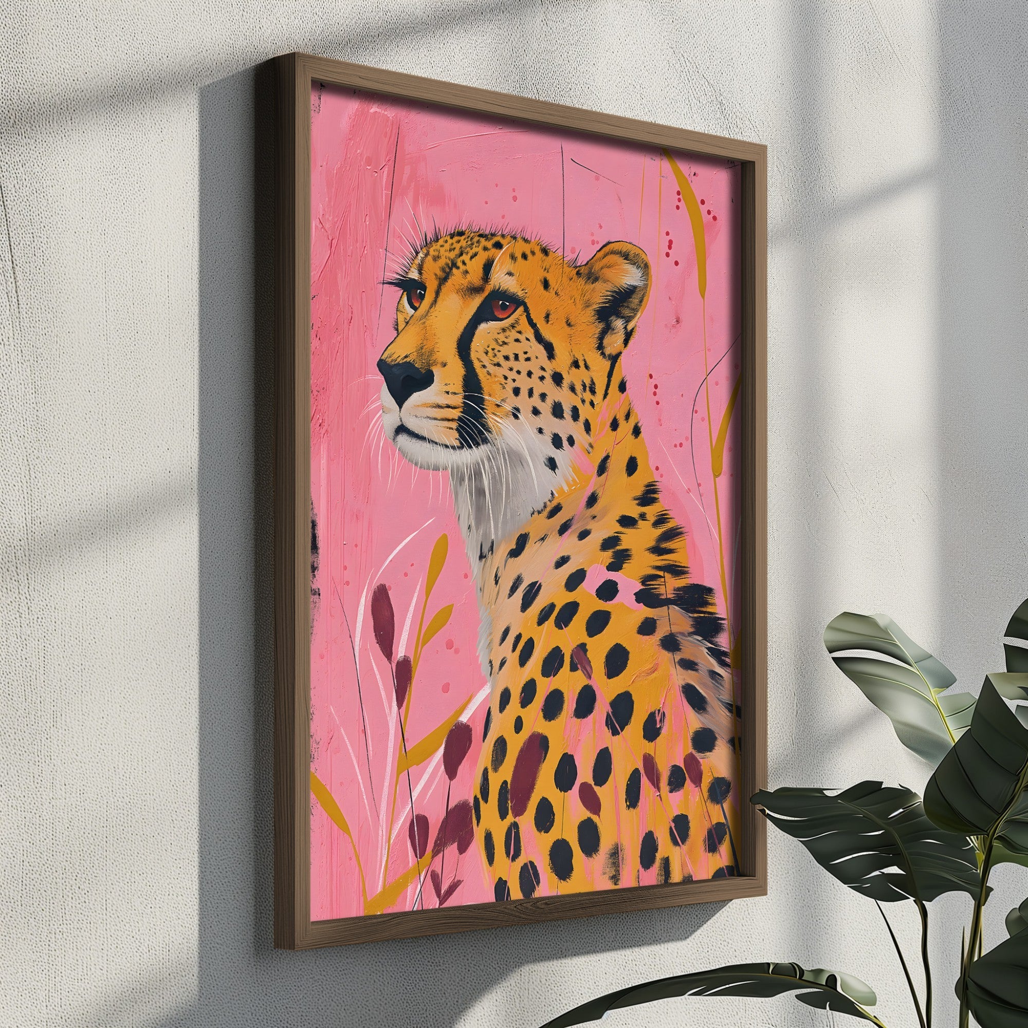 Quadro Decorativo MDF Emoldurado Multicolor GE138-L - Impressão UV em Madeira de Pinho 35x47cm