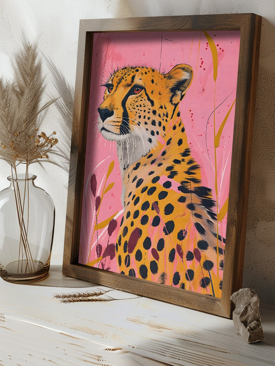 Quadro Decorativo MDF Emoldurado Multicolor GE138-L - Impressão UV em Madeira de Pinho 35x47cm