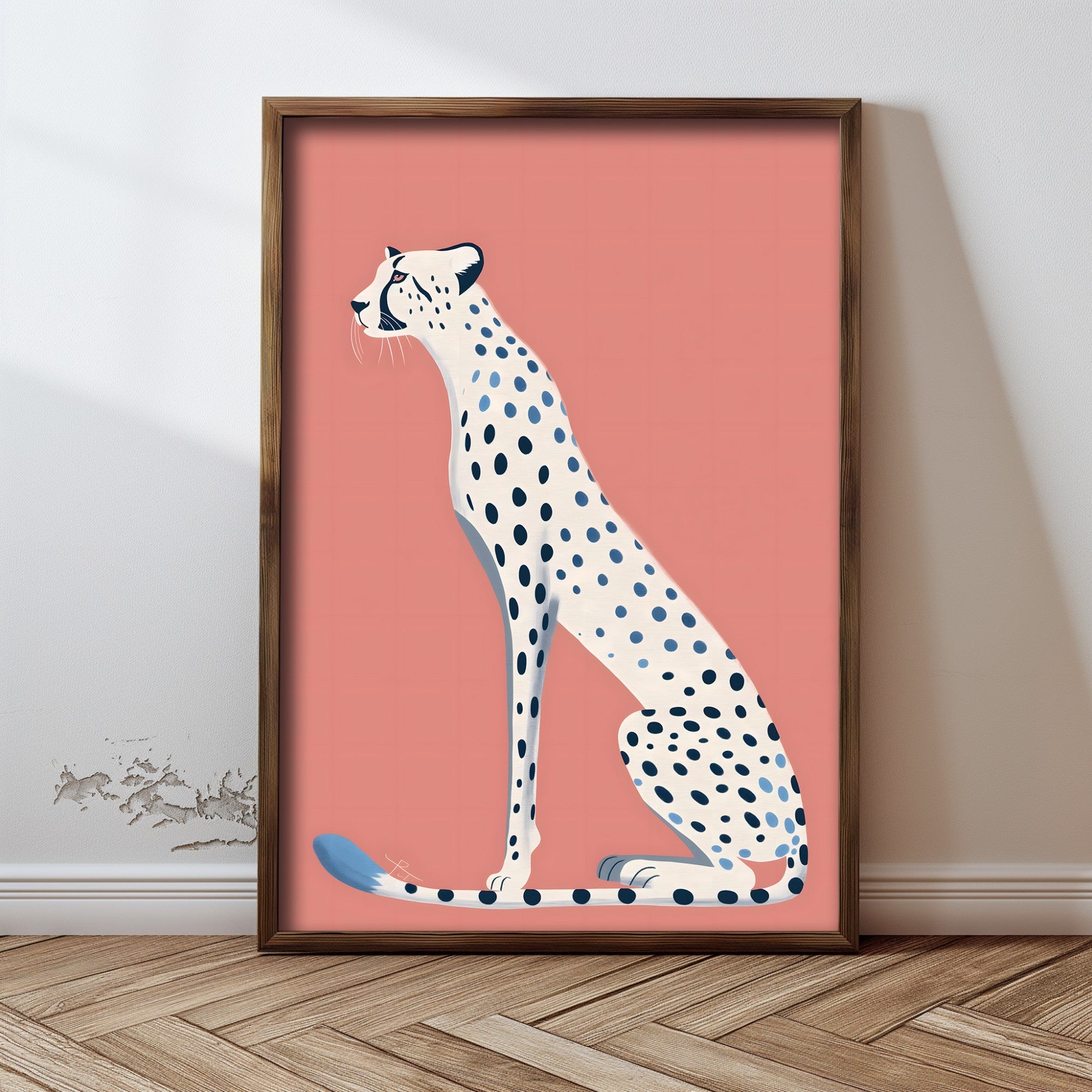 Quadro Decorativo MDF Emoldurado Multicolor GE139-L - Impressão UV em Madeira de Pinho 35x47cm