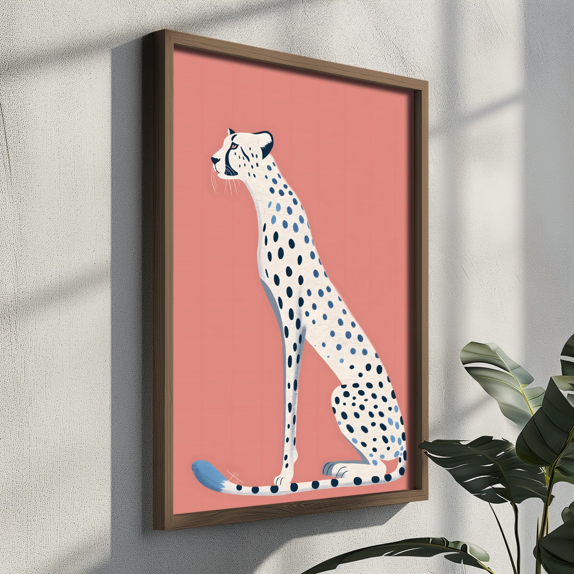 Quadro Decorativo MDF Emoldurado Multicolor GE139-L - Impressão UV em Madeira de Pinho 35x47cm