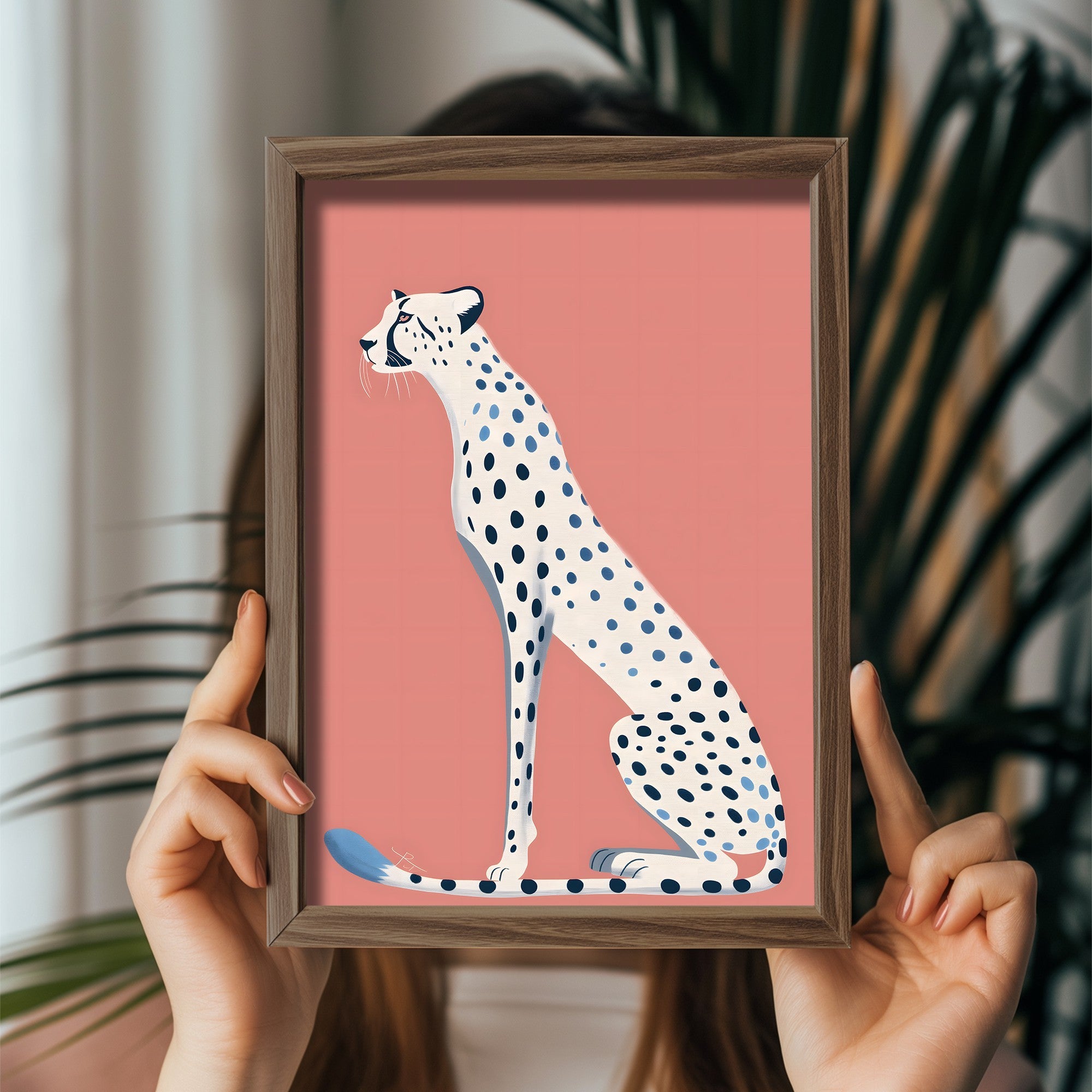 Quadro Decorativo MDF Emoldurado Multicolor GE139-L - Impressão UV em Madeira de Pinho 35x47cm