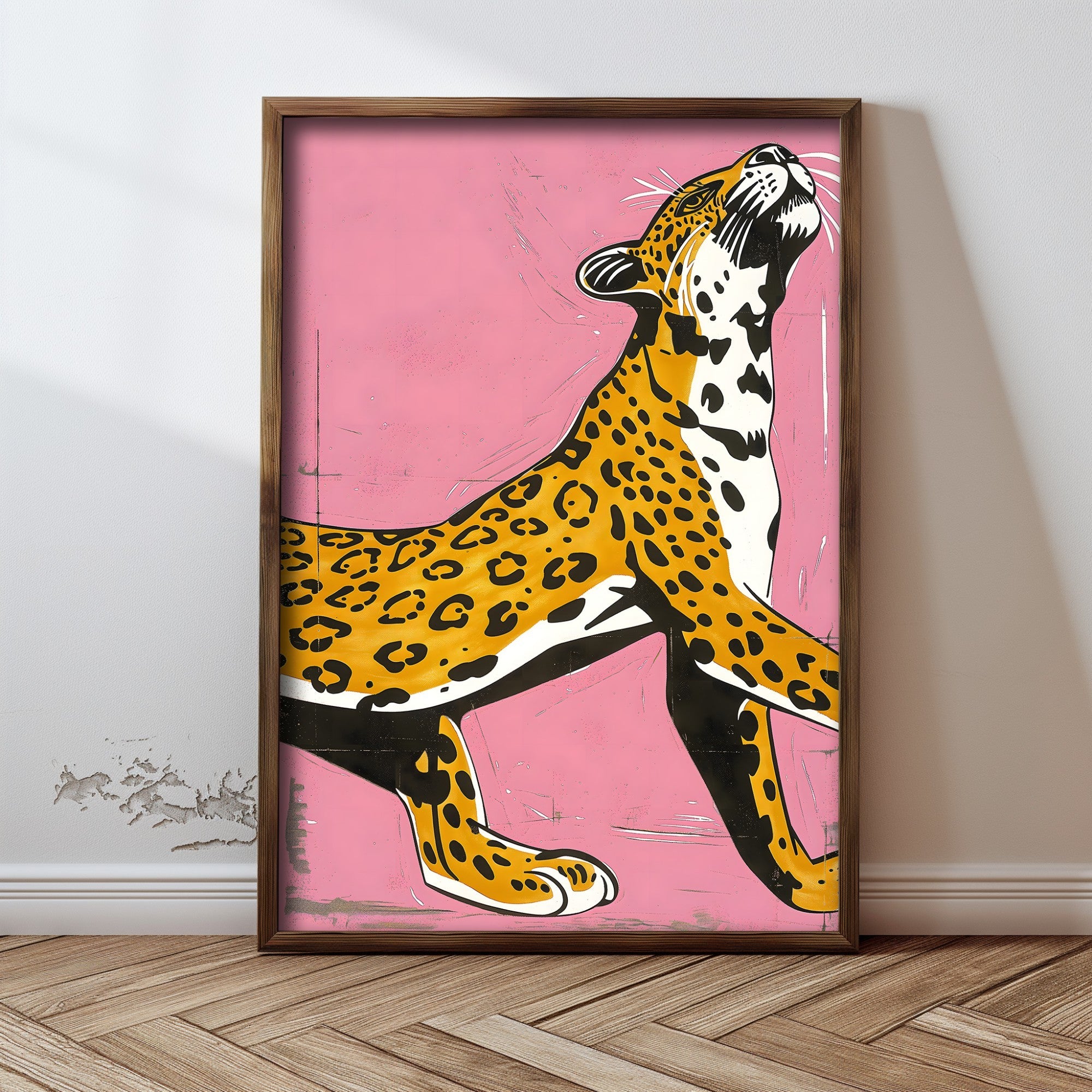 Quadro Decorativo MDF Emoldurado GE140-L Multicolor 35x47cm - Impressão UV em Madeira de Pinho