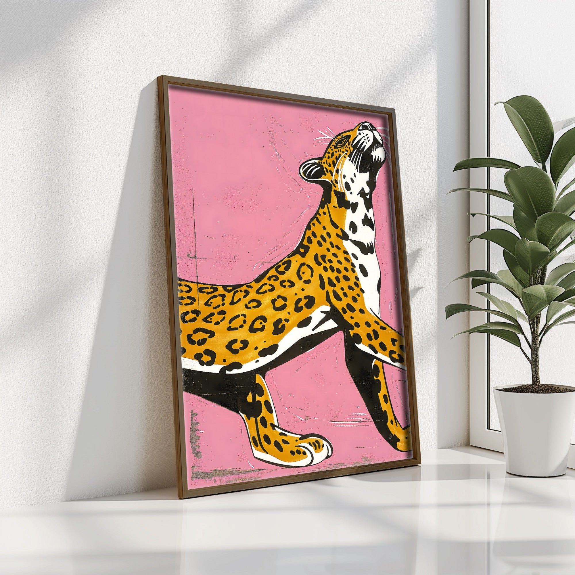 Quadro Decorativo MDF Emoldurado GE140-L Multicolor 35x47cm - Impressão UV em Madeira de Pinho