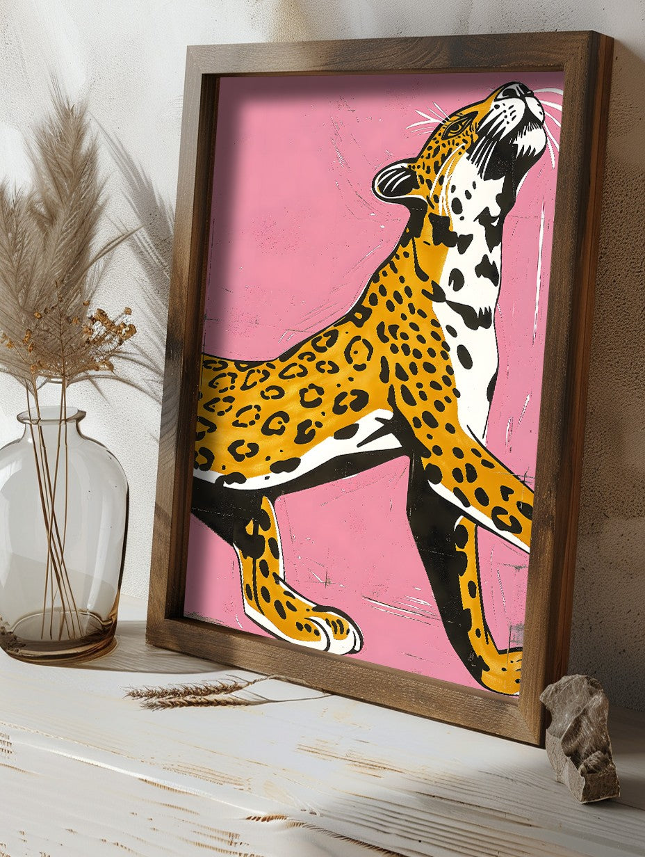 Quadro Decorativo MDF Emoldurado GE140-L Multicolor 35x47cm - Impressão UV em Madeira de Pinho