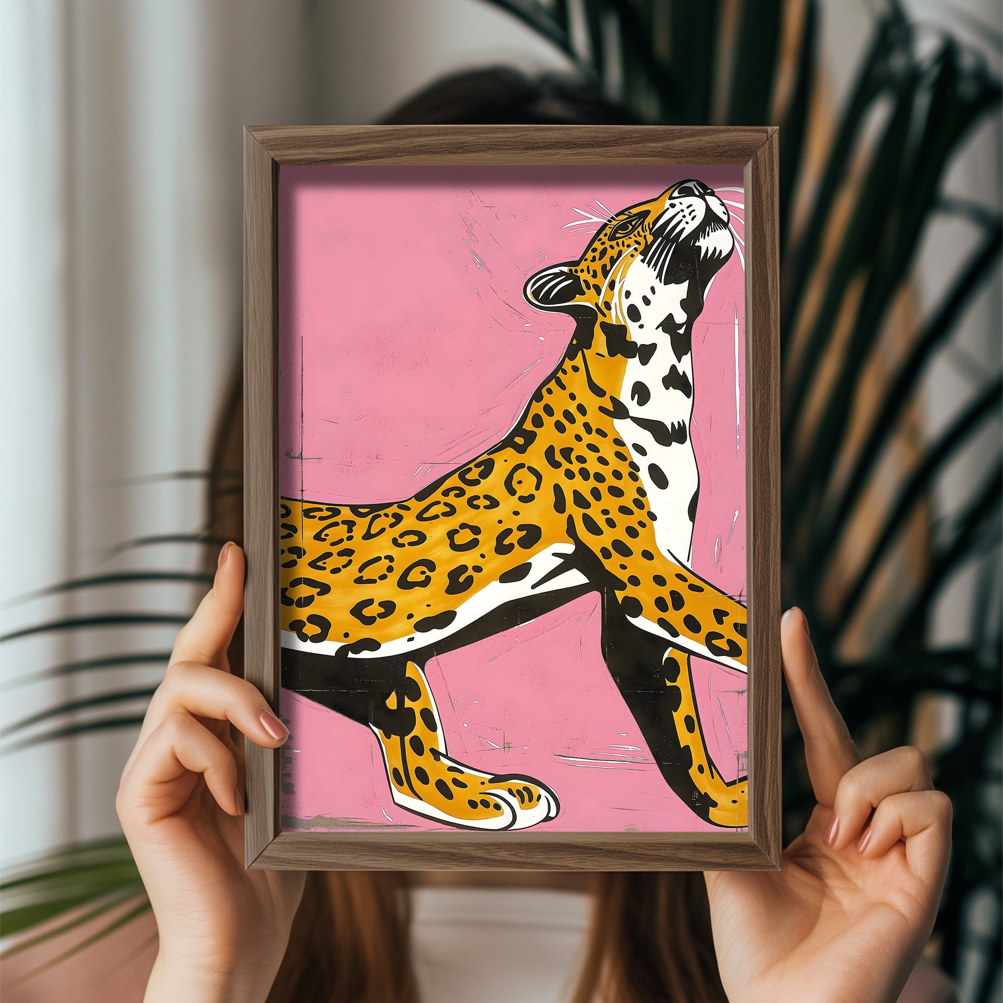 Quadro Decorativo MDF Emoldurado GE140-L Multicolor 35x47cm - Impressão UV em Madeira de Pinho