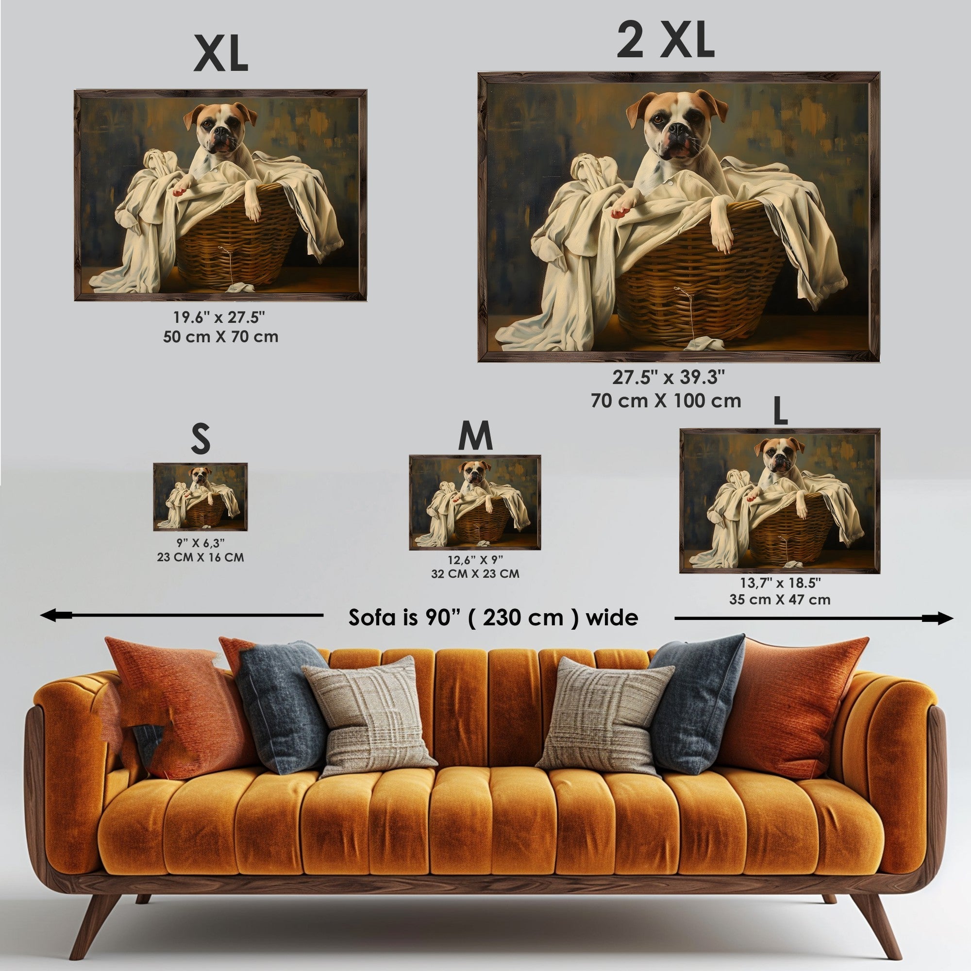 Quadro Decorativo MDF Emoldurado GE145-L Multicolor 35x47cm - Impressão UV em Madeira de Pinho