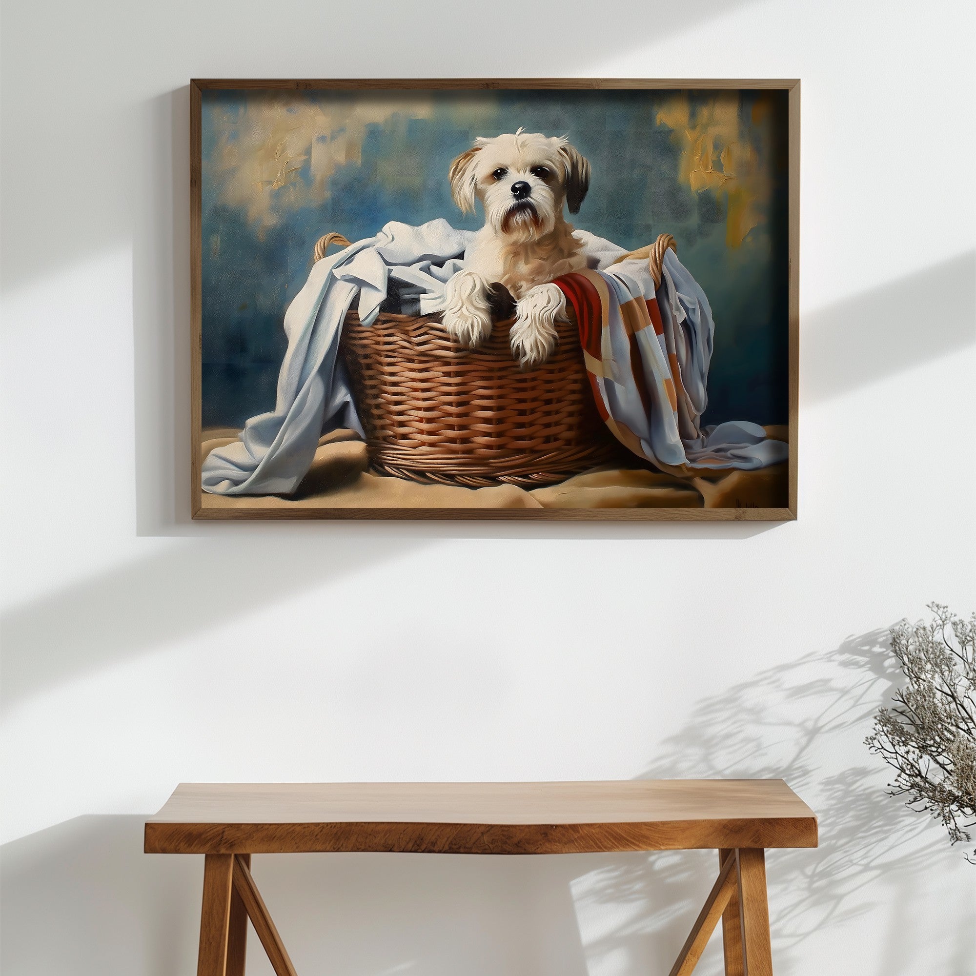 Quadro Decorativo MDF Emoldurado Multicolor GE147-L - Impressão UV em Madeira de Pinho 35x47cm