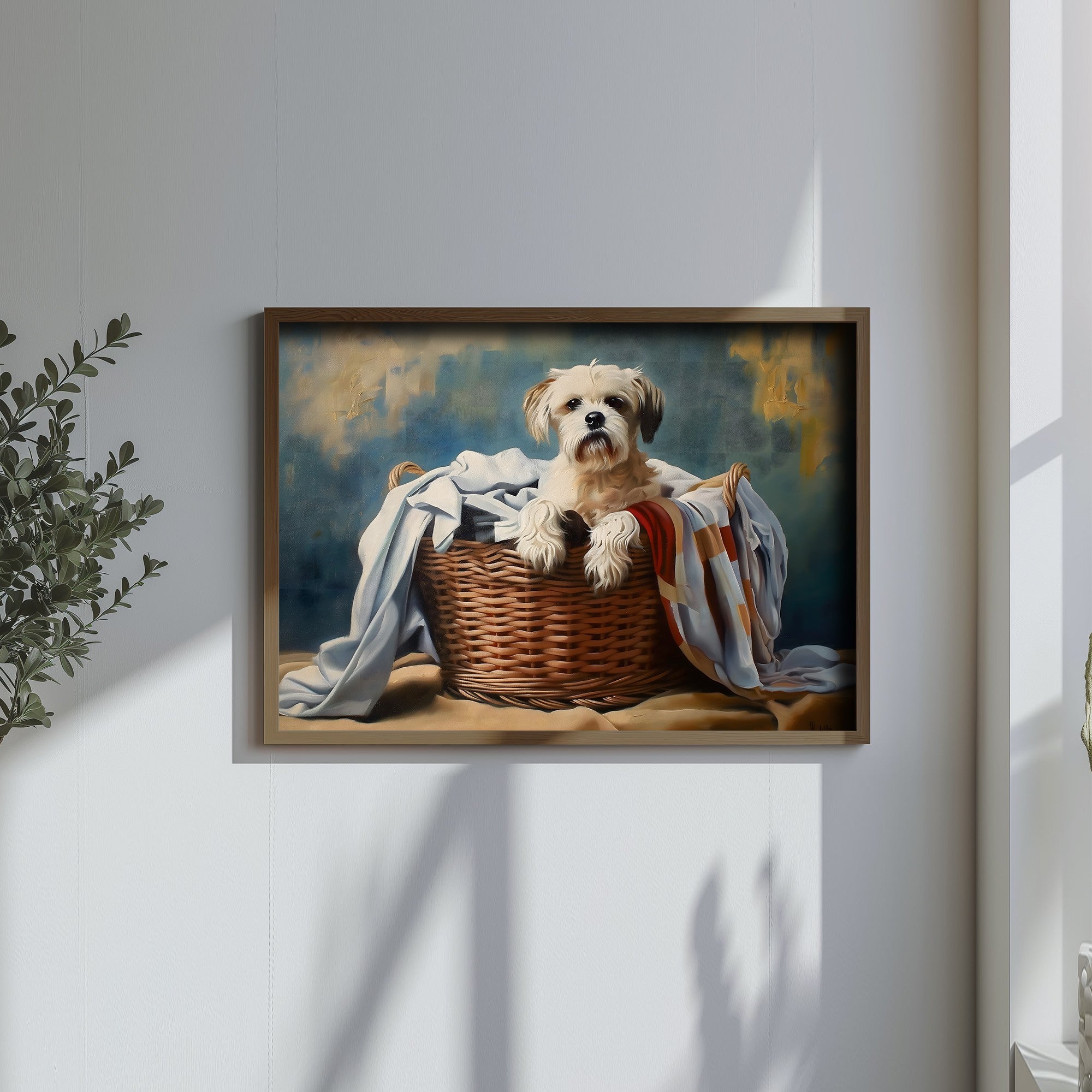 Quadro Decorativo MDF Emoldurado Multicolor GE147-L - Impressão UV em Madeira de Pinho 35x47cm