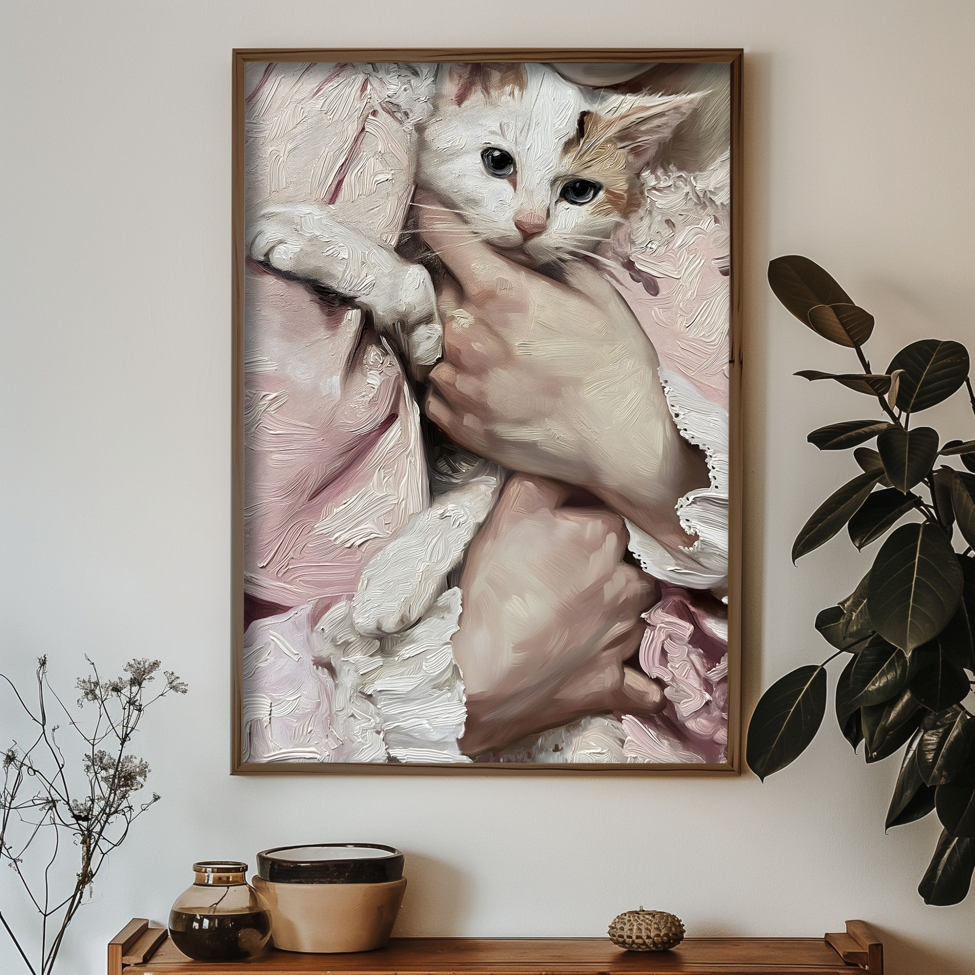 Quadro Decorativo MDF Emoldurado Multicolor GE148-L - Impressão UV em Madeira de Pinho 35x47cm