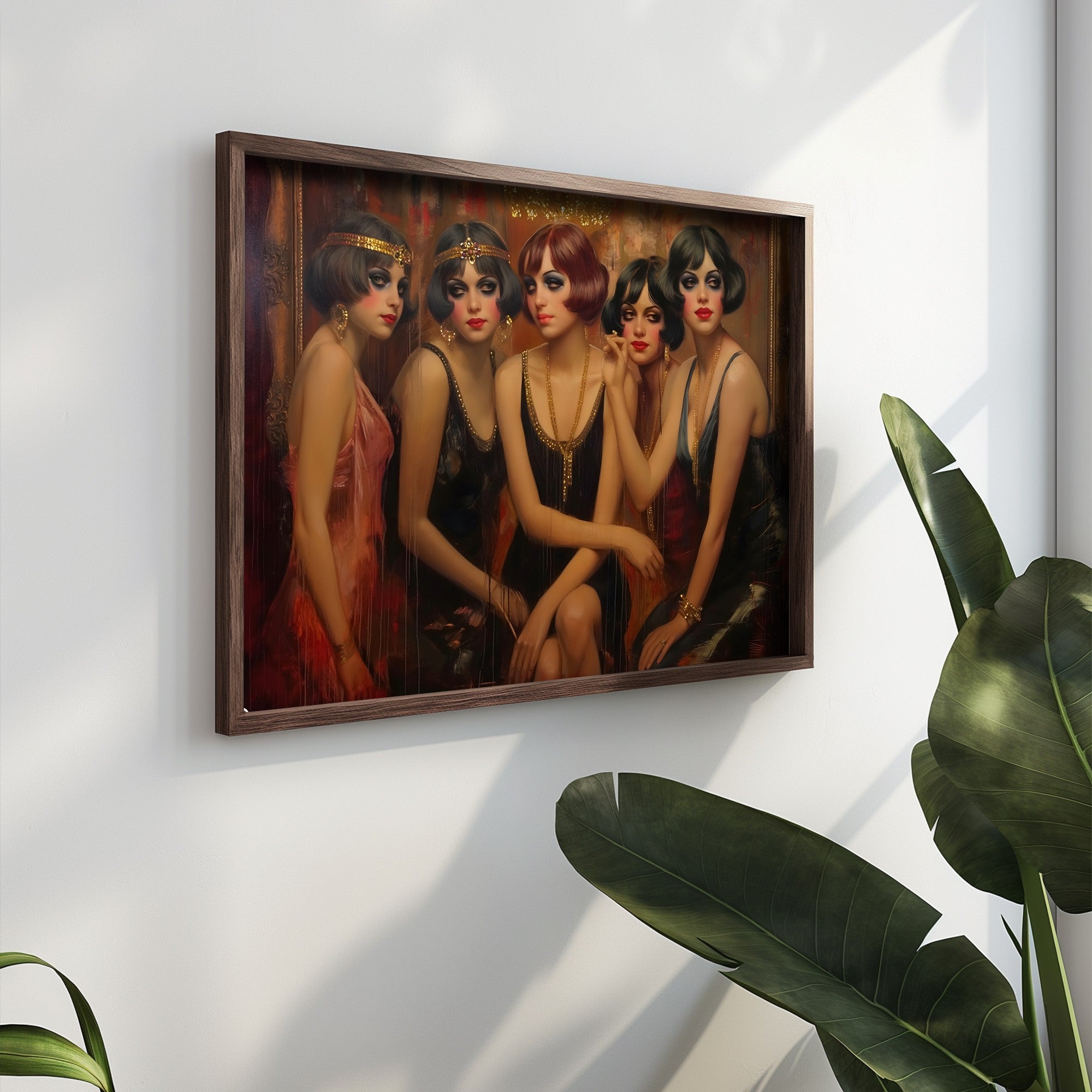 Quadro Decorativo MDF Emoldurado Multicolor GE149-L - Impressão UV em Madeira de Pinho 35x47cm