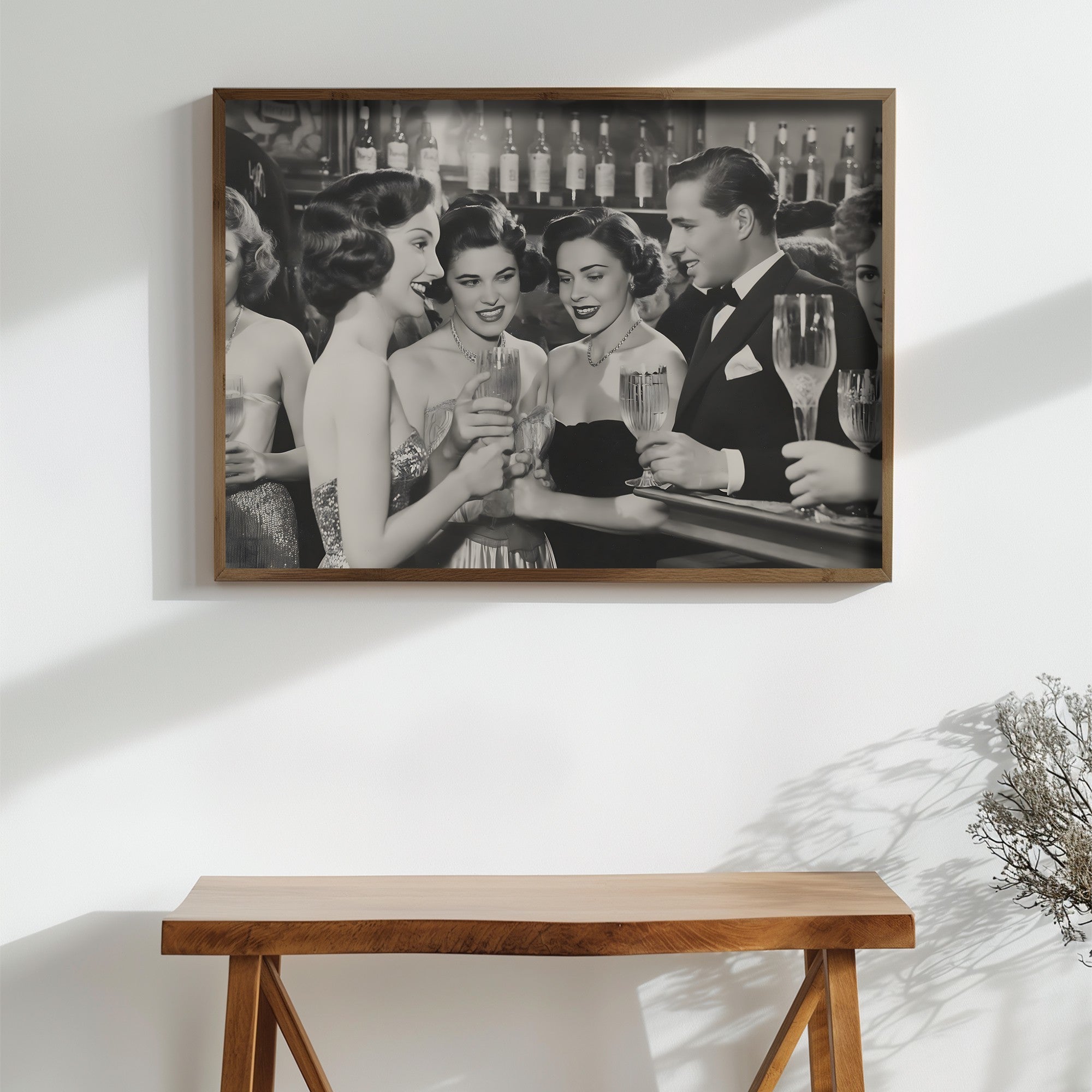 Quadro Decorativo MDF Emoldurado GE150-L Multicolor 35x47cm - Impressão UV em Madeira de Pinho