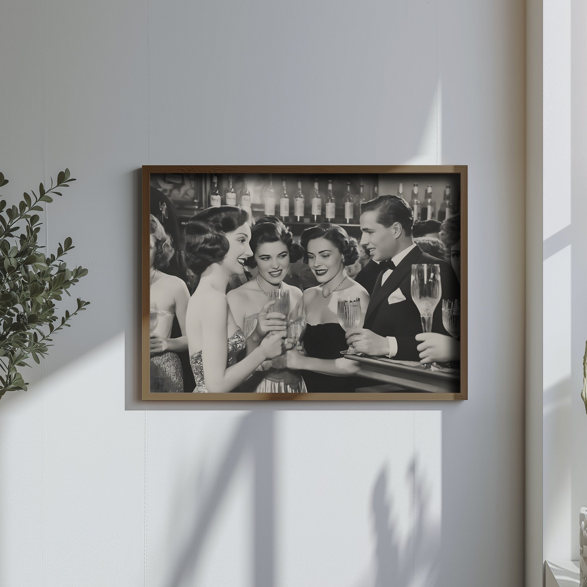 Quadro Decorativo MDF Emoldurado GE150-L Multicolor 35x47cm - Impressão UV em Madeira de Pinho