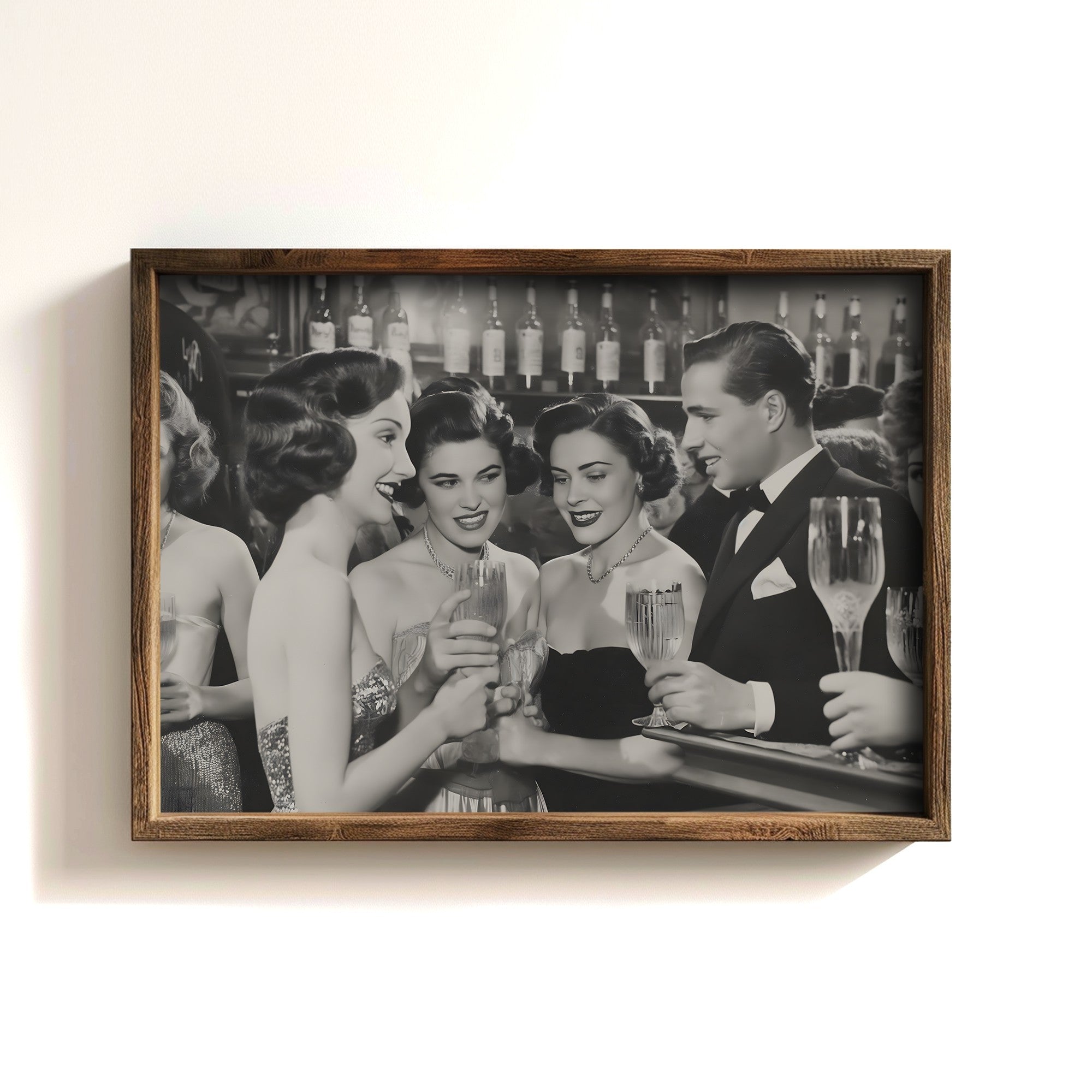 Quadro Decorativo MDF Emoldurado GE150-L Multicolor 35x47cm - Impressão UV em Madeira de Pinho