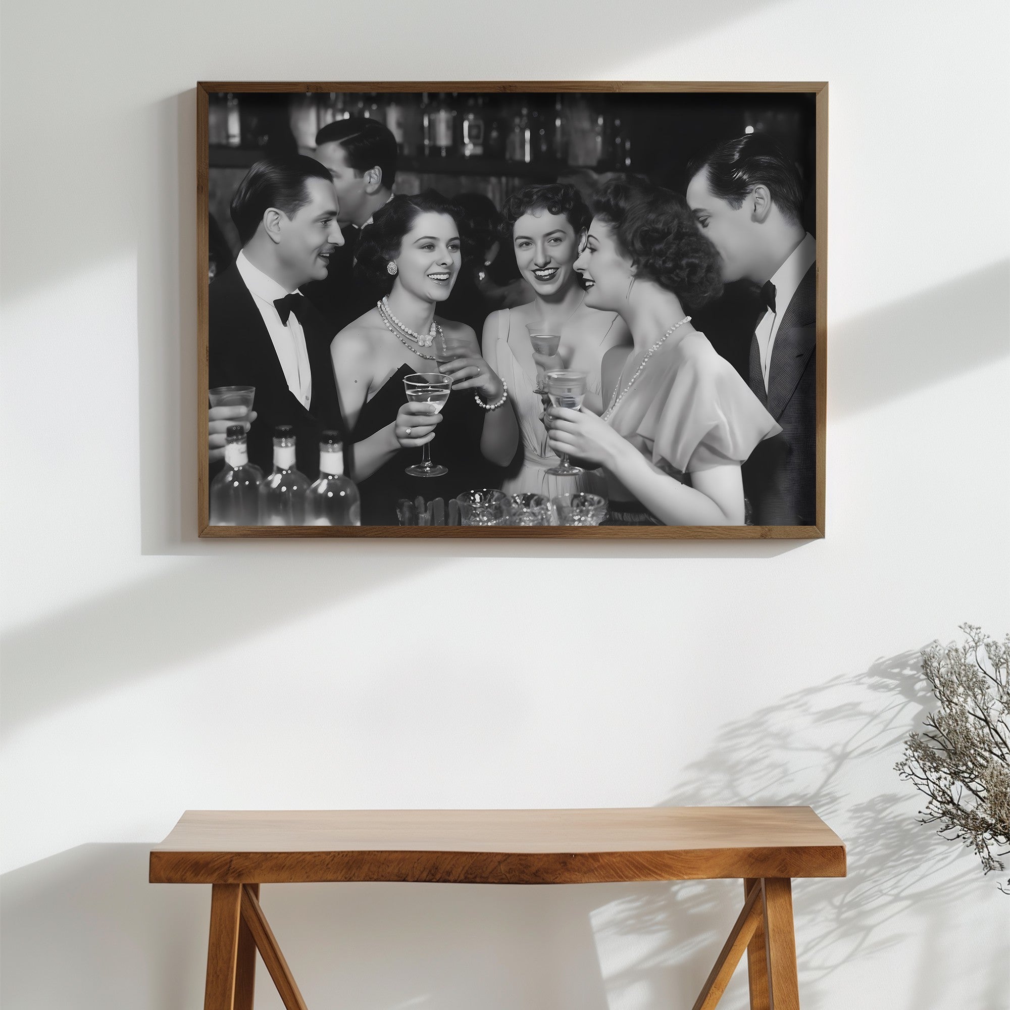 Quadro Decorativo MDF Emoldurado Multicolor GE151-L - Impressão UV em Madeira de Pinho 35x47cm