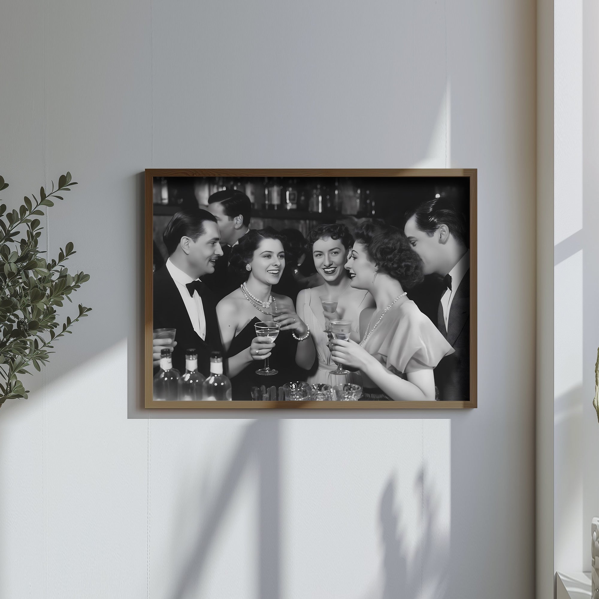 Quadro Decorativo MDF Emoldurado Multicolor GE151-L - Impressão UV em Madeira de Pinho 35x47cm