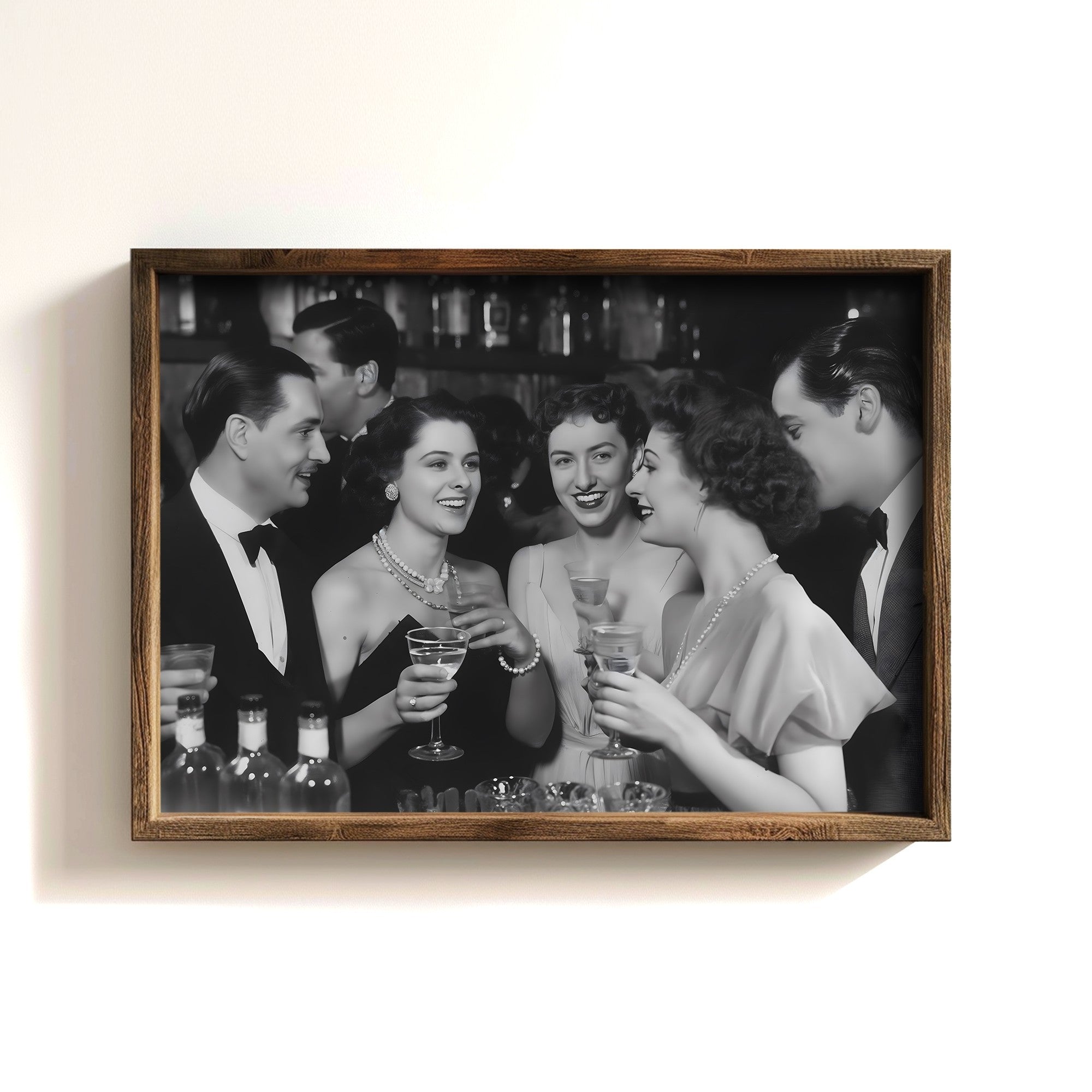 Quadro Decorativo MDF Emoldurado Multicolor GE151-L - Impressão UV em Madeira de Pinho 35x47cm