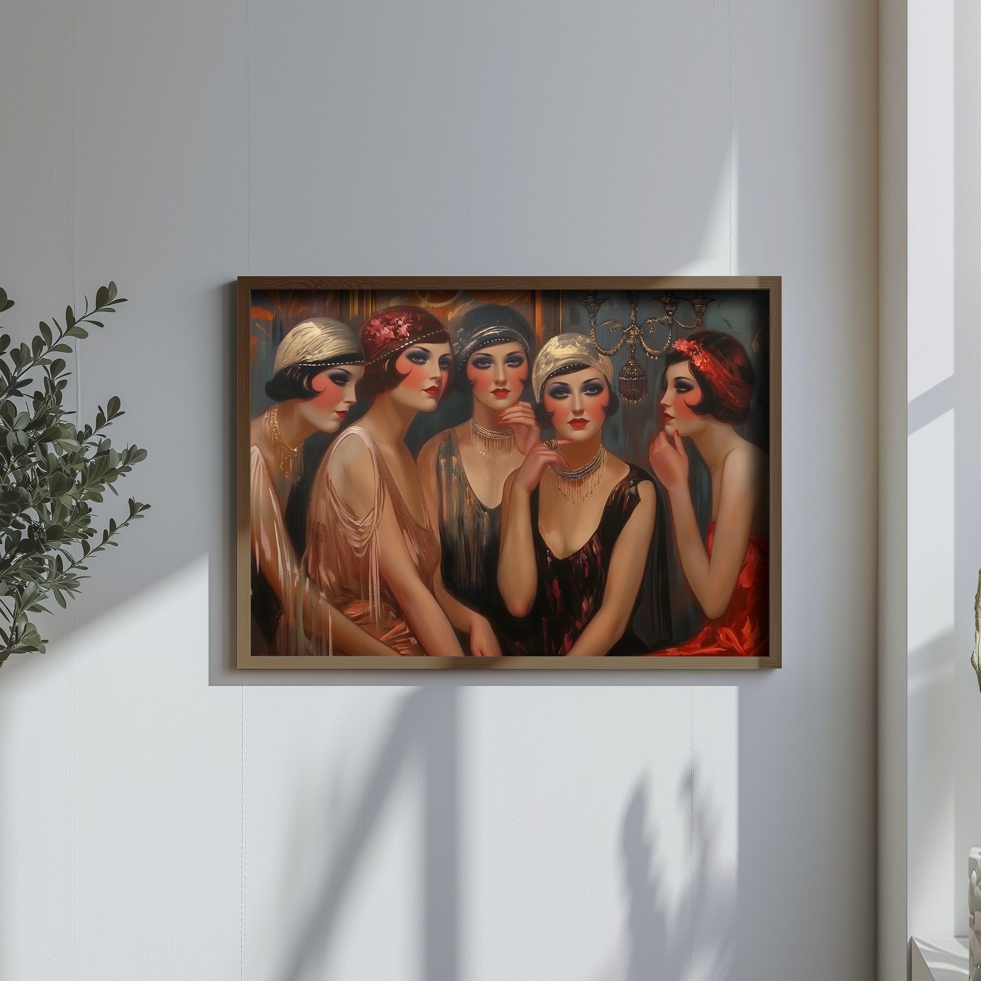 Quadro Decorativo MDF Emoldurado Multicolor GE153-L - Impressão UV em Madeira de Pinho 35x47cm