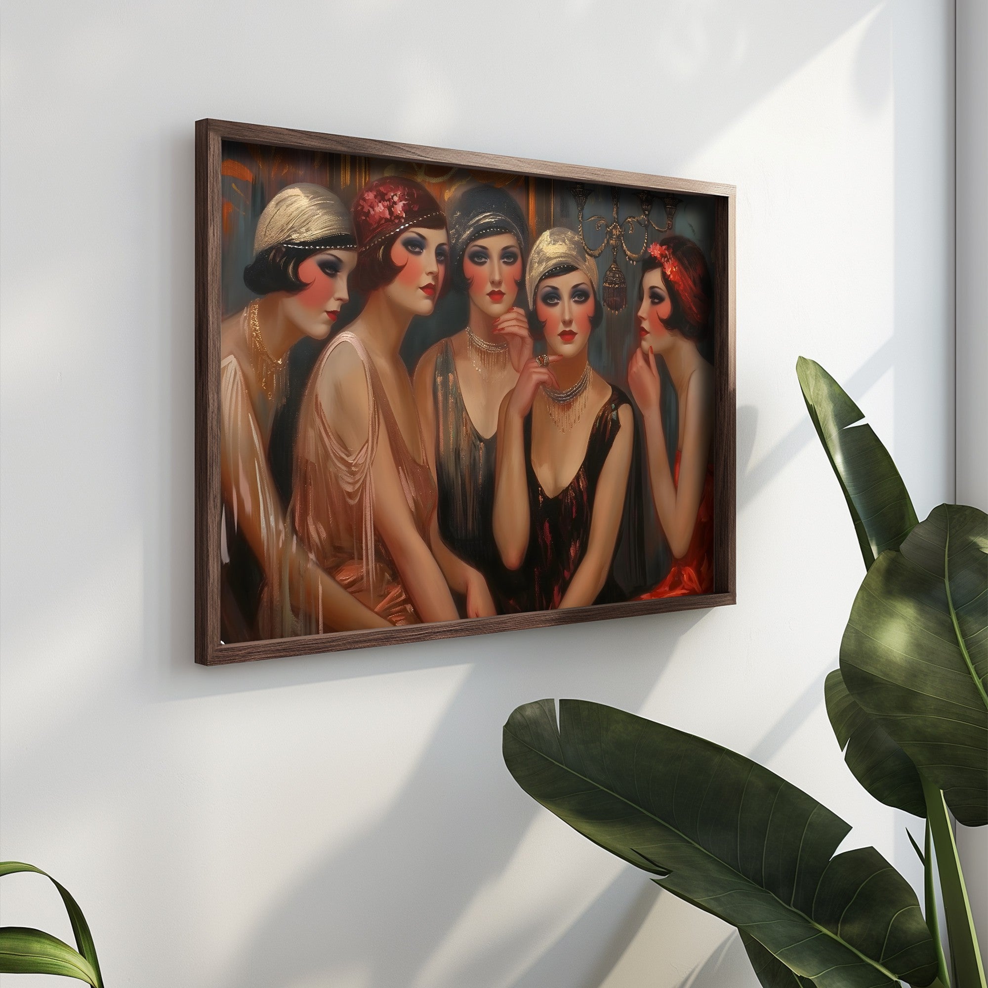 Quadro Decorativo MDF Emoldurado Multicolor GE153-L - Impressão UV em Madeira de Pinho 35x47cm