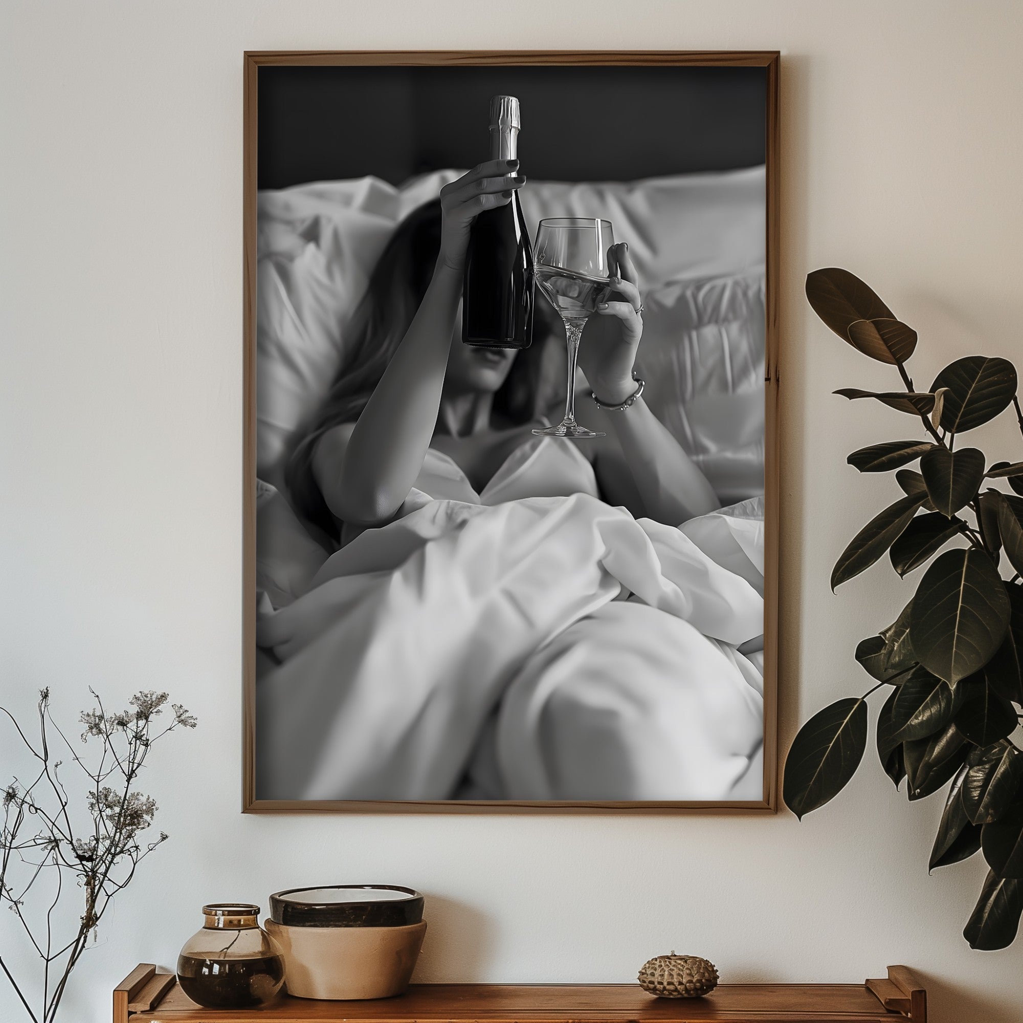 Quadro Decorativo MDF Emoldurado GE154-L Multicolor 35x47cm - Impressão UV em Madeira de Pinho