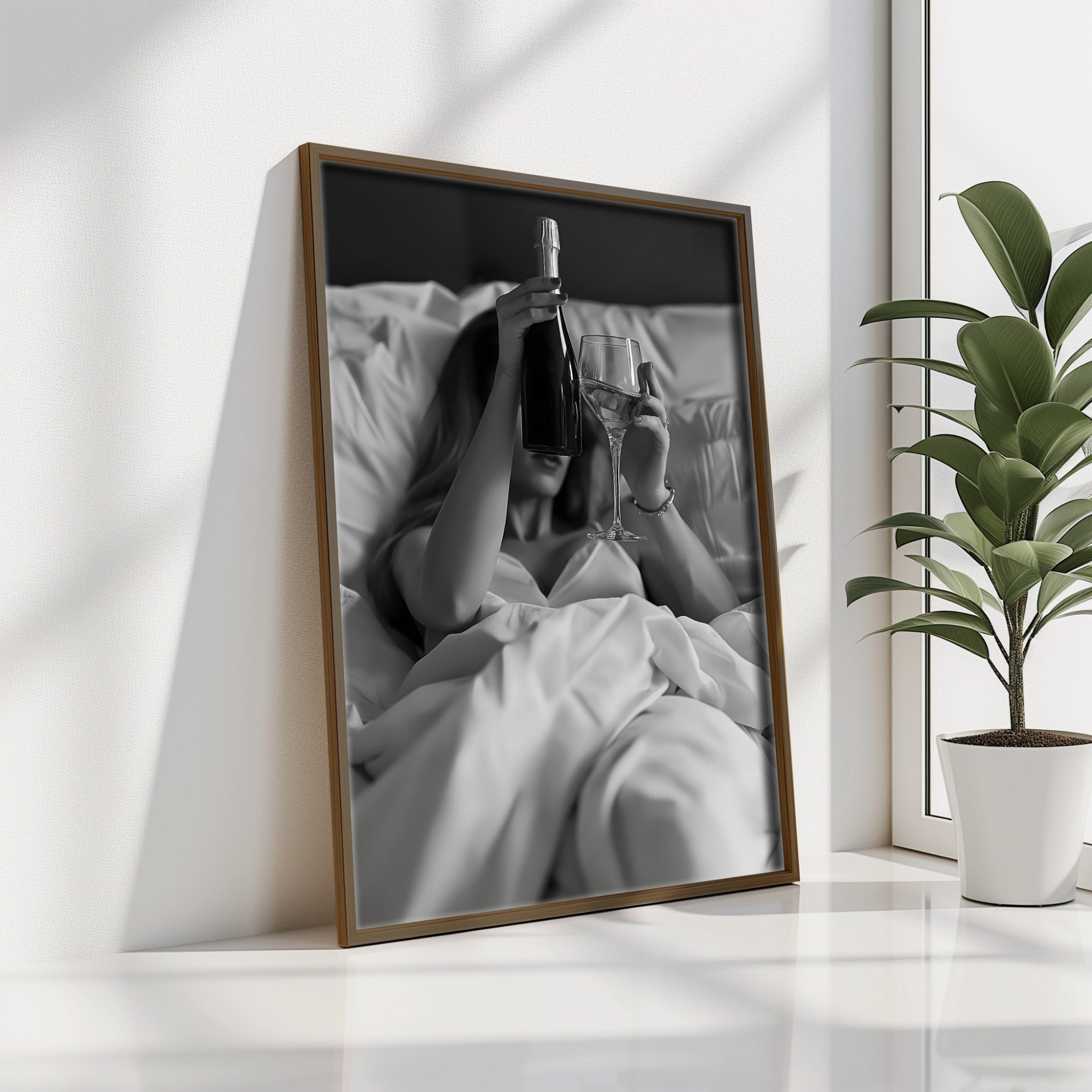 Quadro Decorativo MDF Emoldurado GE154-L Multicolor 35x47cm - Impressão UV em Madeira de Pinho