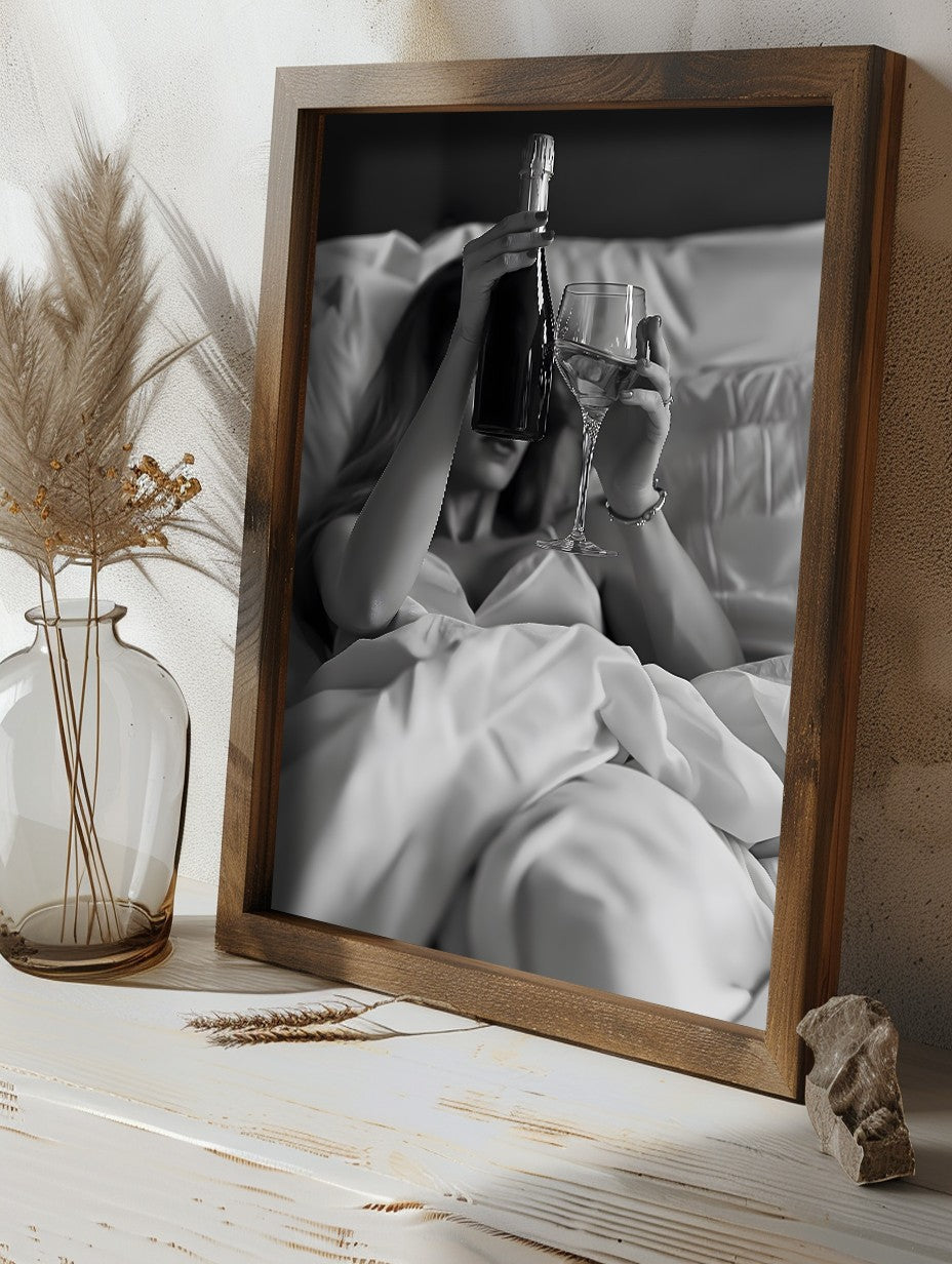 Quadro Decorativo MDF Emoldurado GE154-L Multicolor 35x47cm - Impressão UV em Madeira de Pinho