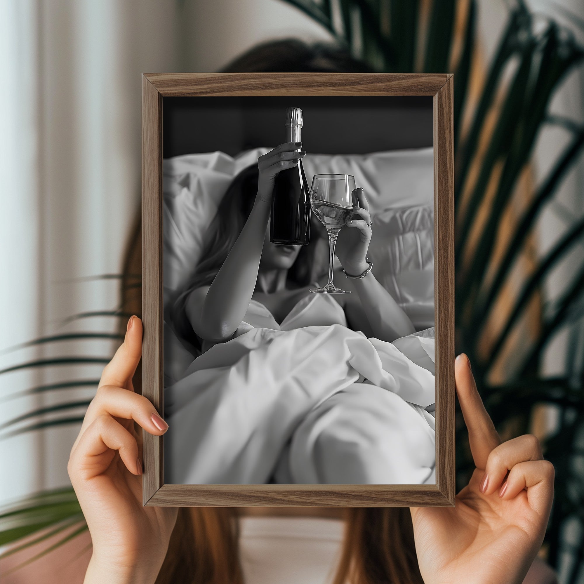 Quadro Decorativo MDF Emoldurado GE154-L Multicolor 35x47cm - Impressão UV em Madeira de Pinho