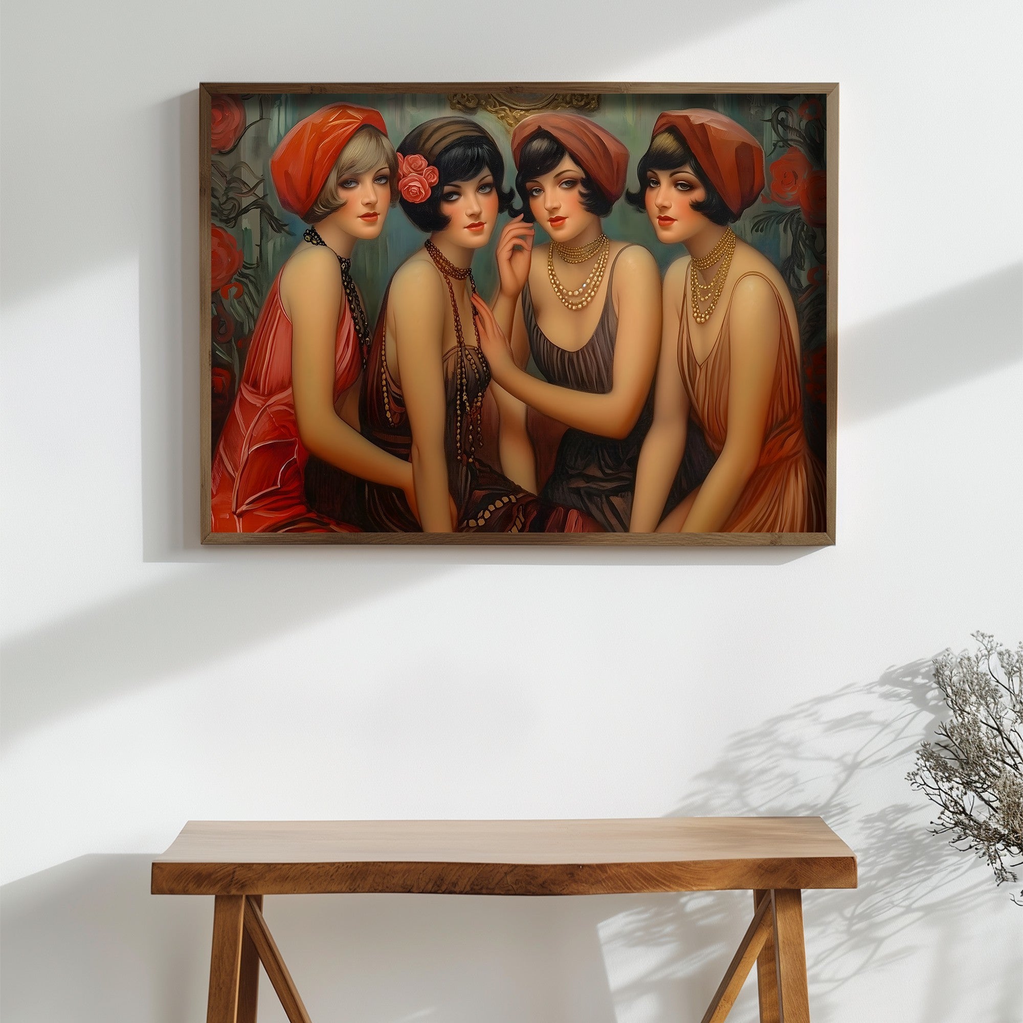 Quadro Decorativo MDF Emoldurado GE156-L Multicolor 35x47cm - Impressão UV em Madeira de Pinho