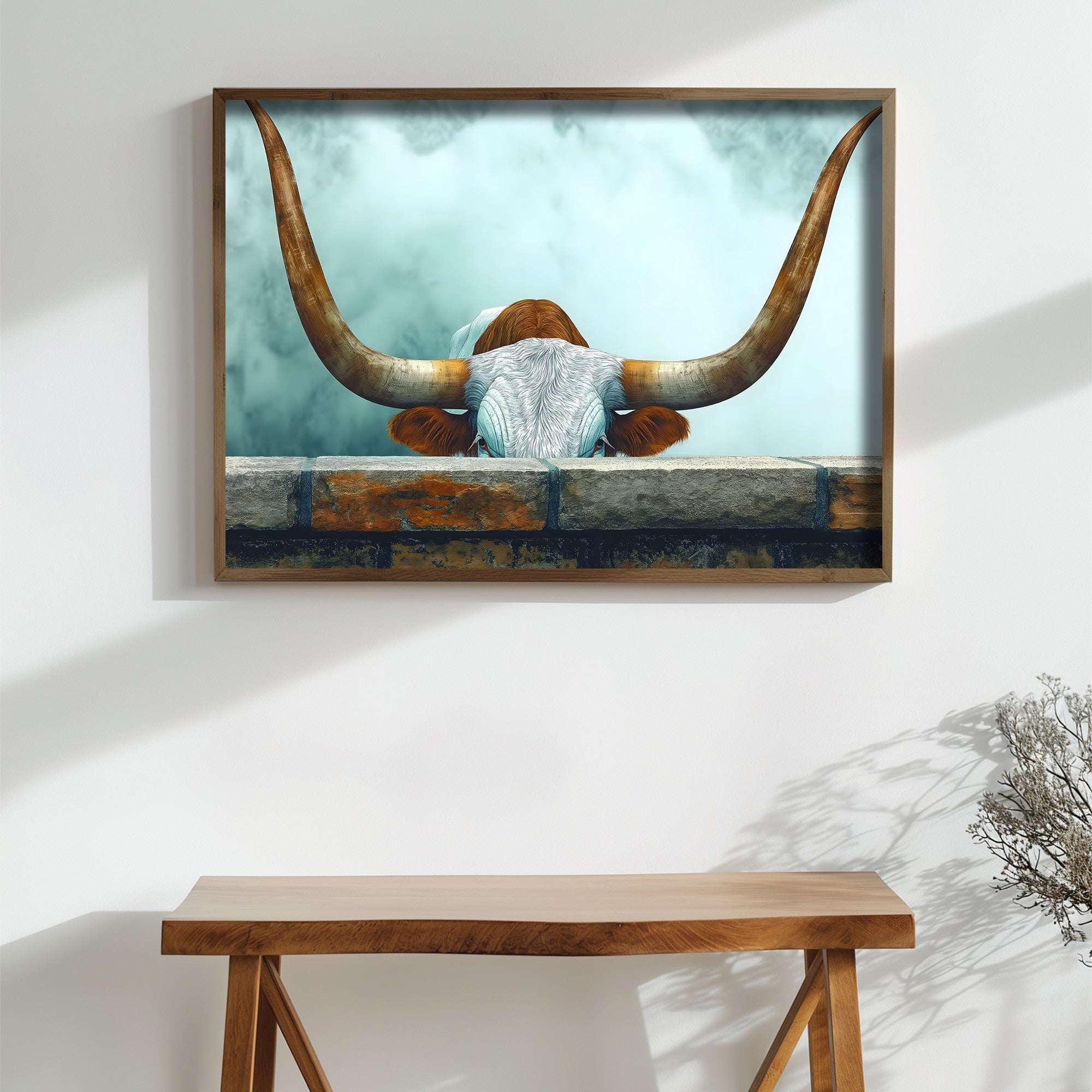 Quadro Decorativo MDF Emoldurado Multicolor GE157-L - Impressão UV em Madeira de Pinho 35x47cm