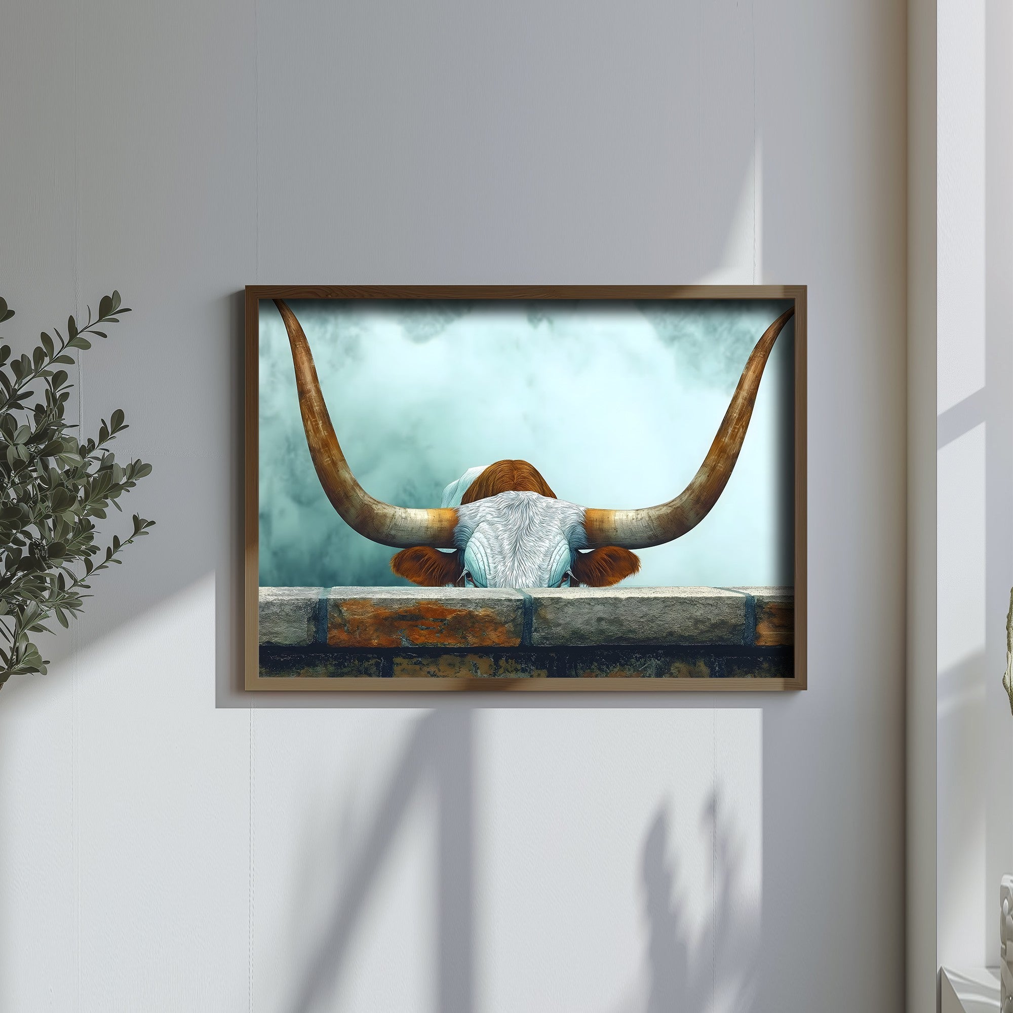 Quadro Decorativo MDF Emoldurado Multicolor GE157-L - Impressão UV em Madeira de Pinho 35x47cm