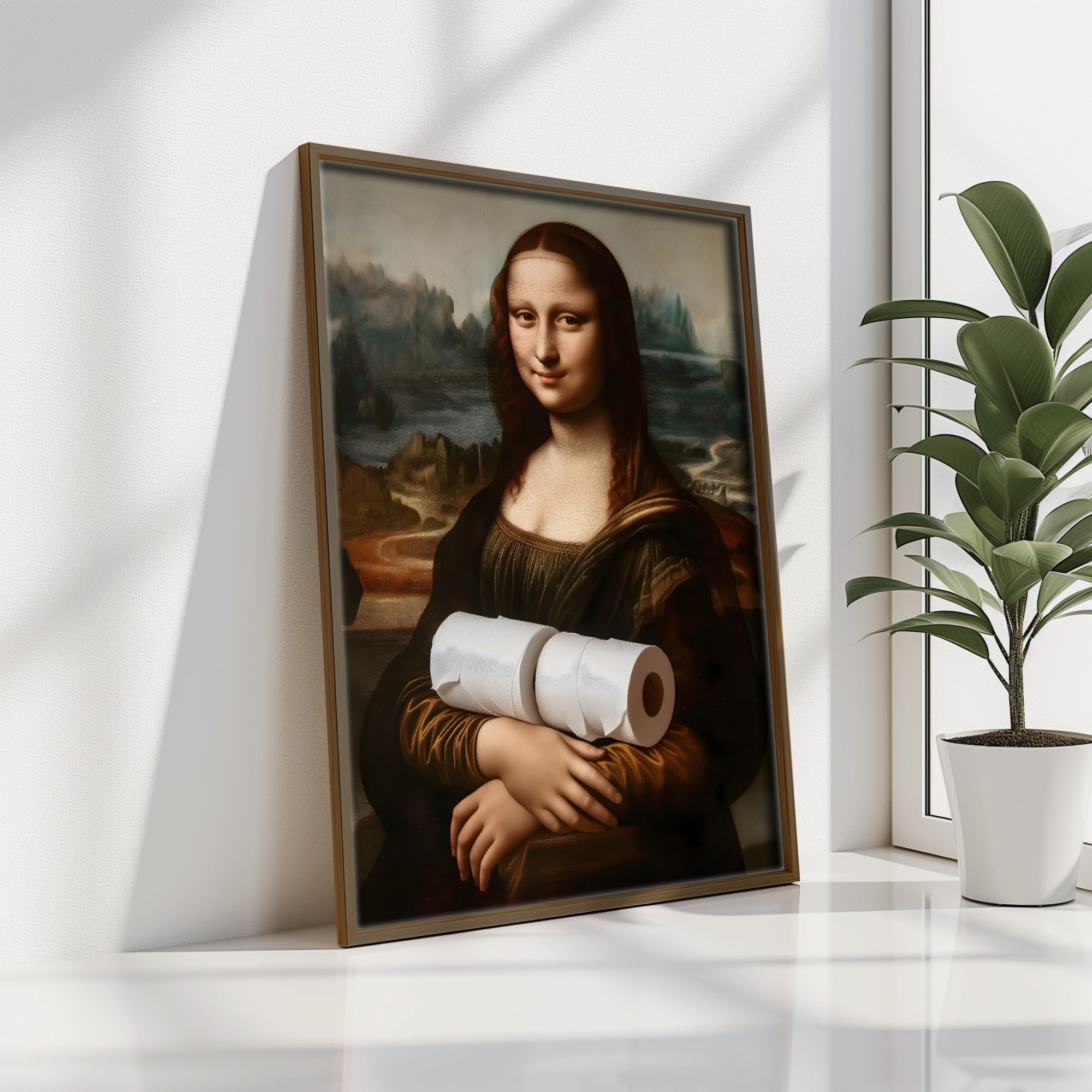 Quadro Decorativo MDF Emoldurado Multicolor GE159-L - Impressão UV em Madeira de Pinho 35x47cm