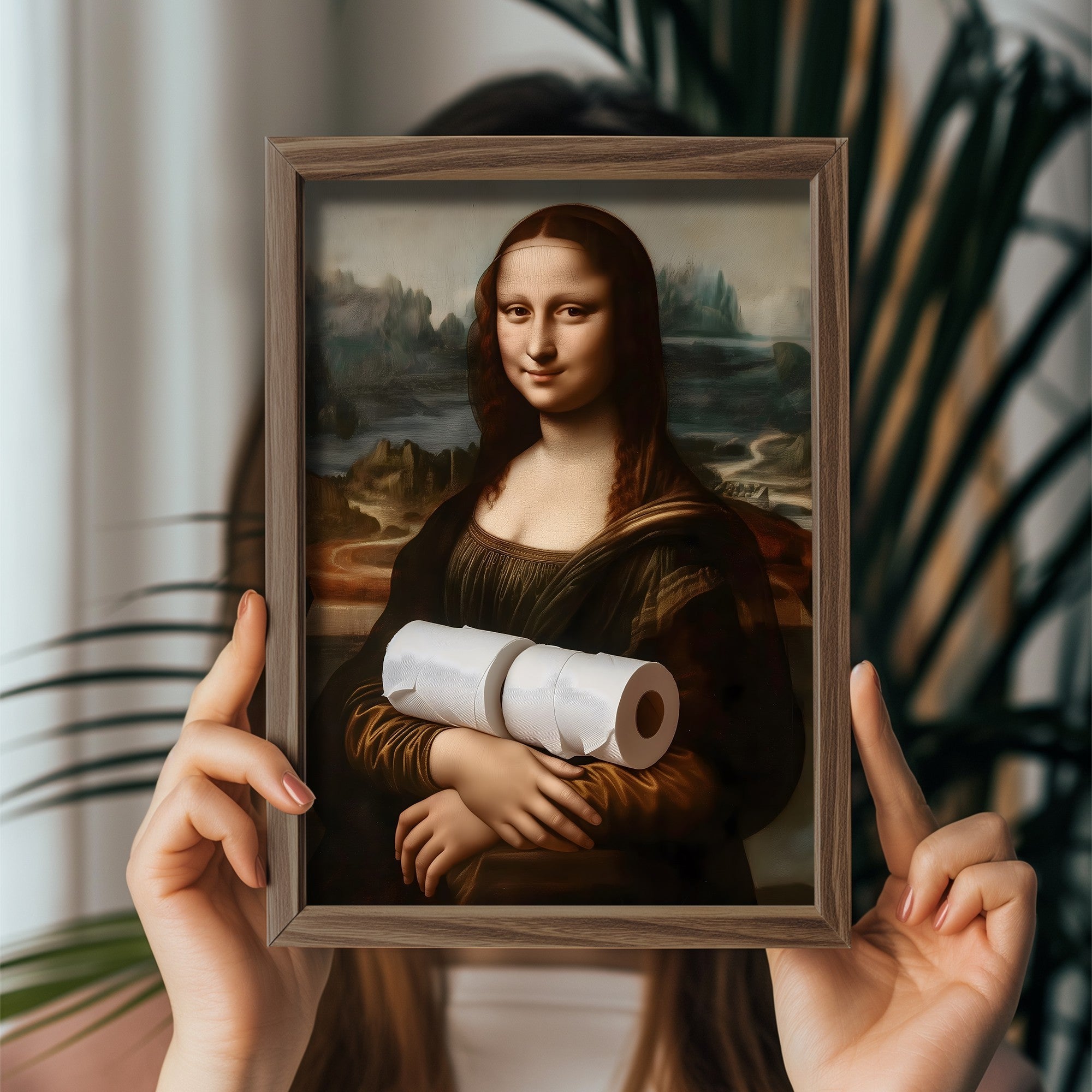 Quadro Decorativo MDF Emoldurado Multicolor GE159-L - Impressão UV em Madeira de Pinho 35x47cm