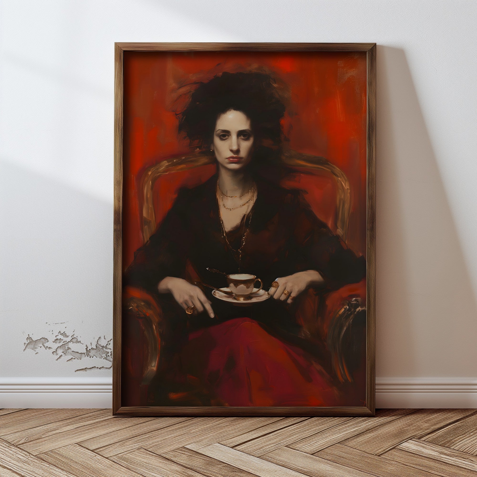 Quadro Decorativo MDF Emoldurado Multicolor GE161-L - Impressão UV em Madeira de Pinho 35x47cm