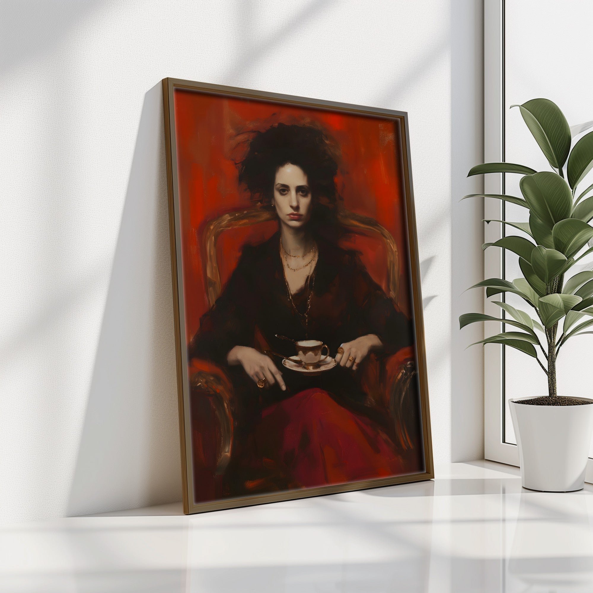 Quadro Decorativo MDF Emoldurado Multicolor GE161-L - Impressão UV em Madeira de Pinho 35x47cm