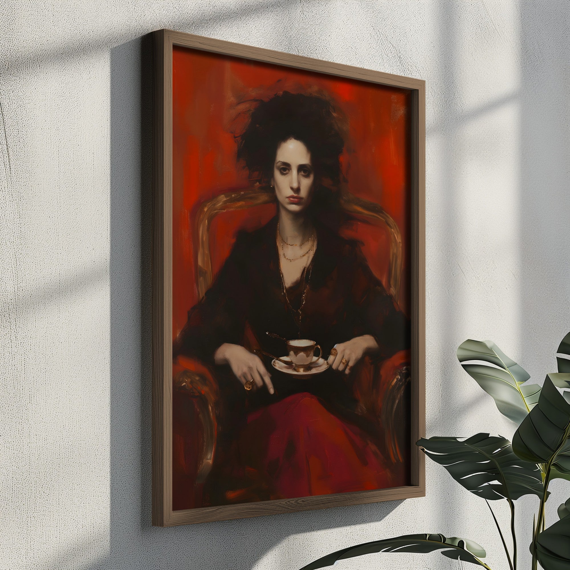 Quadro Decorativo MDF Emoldurado Multicolor GE161-L - Impressão UV em Madeira de Pinho 35x47cm