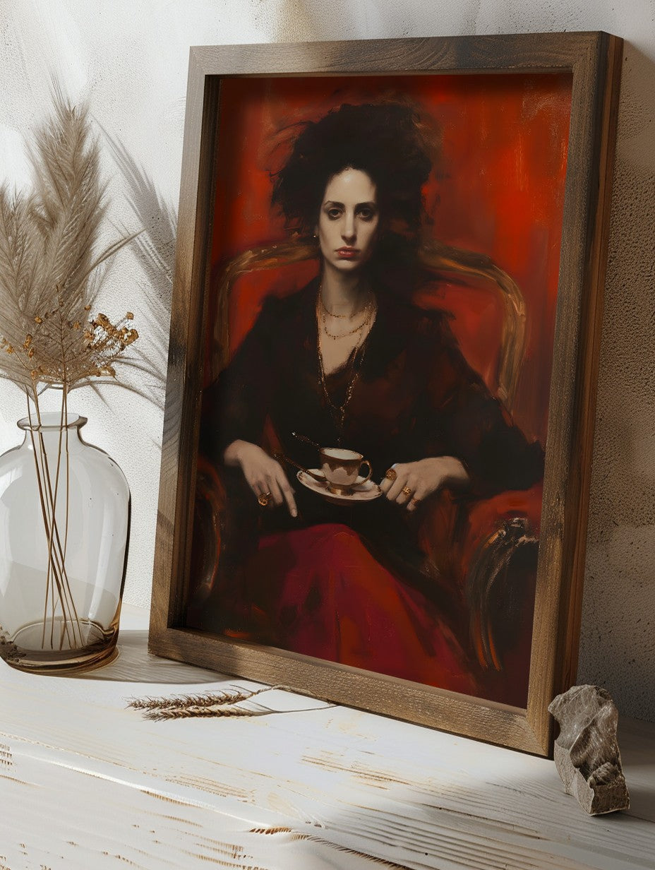 Quadro Decorativo MDF Emoldurado Multicolor GE161-L - Impressão UV em Madeira de Pinho 35x47cm