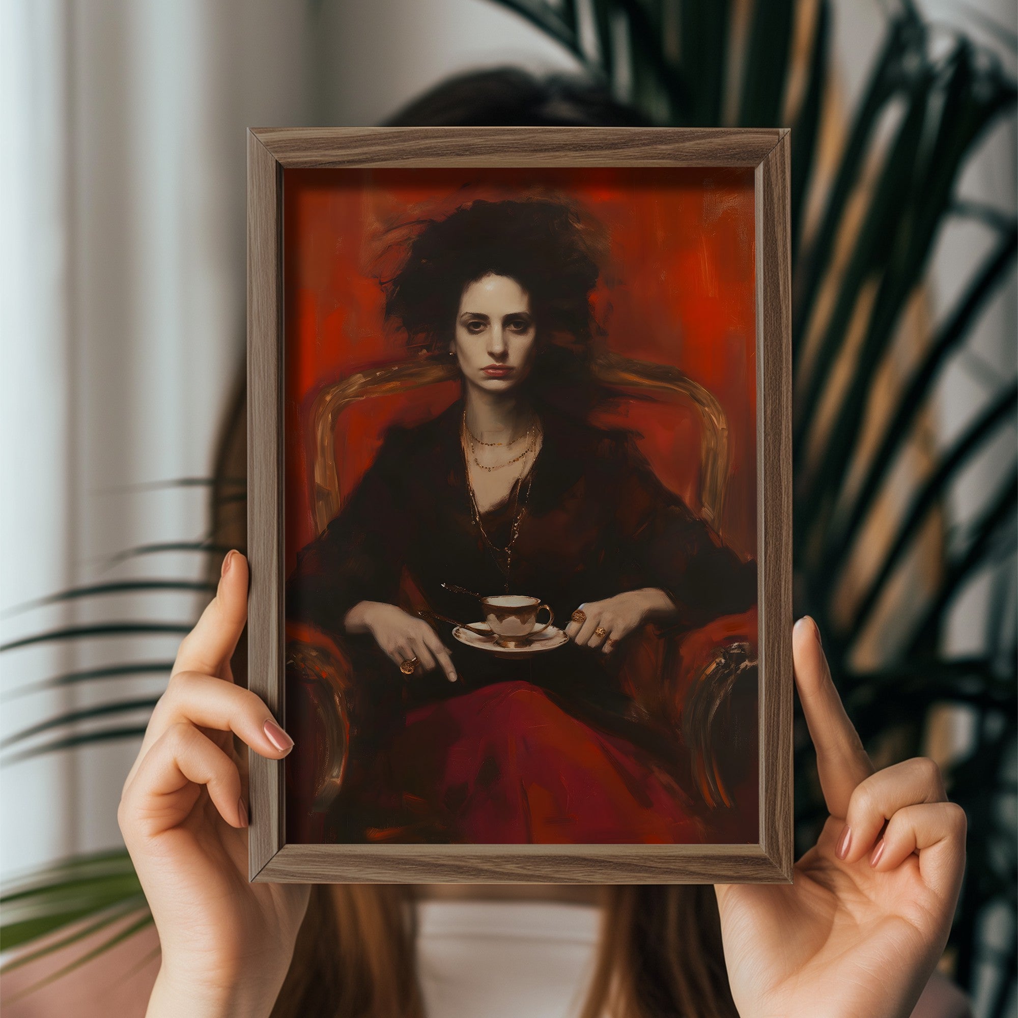 Quadro Decorativo MDF Emoldurado Multicolor GE161-L - Impressão UV em Madeira de Pinho 35x47cm