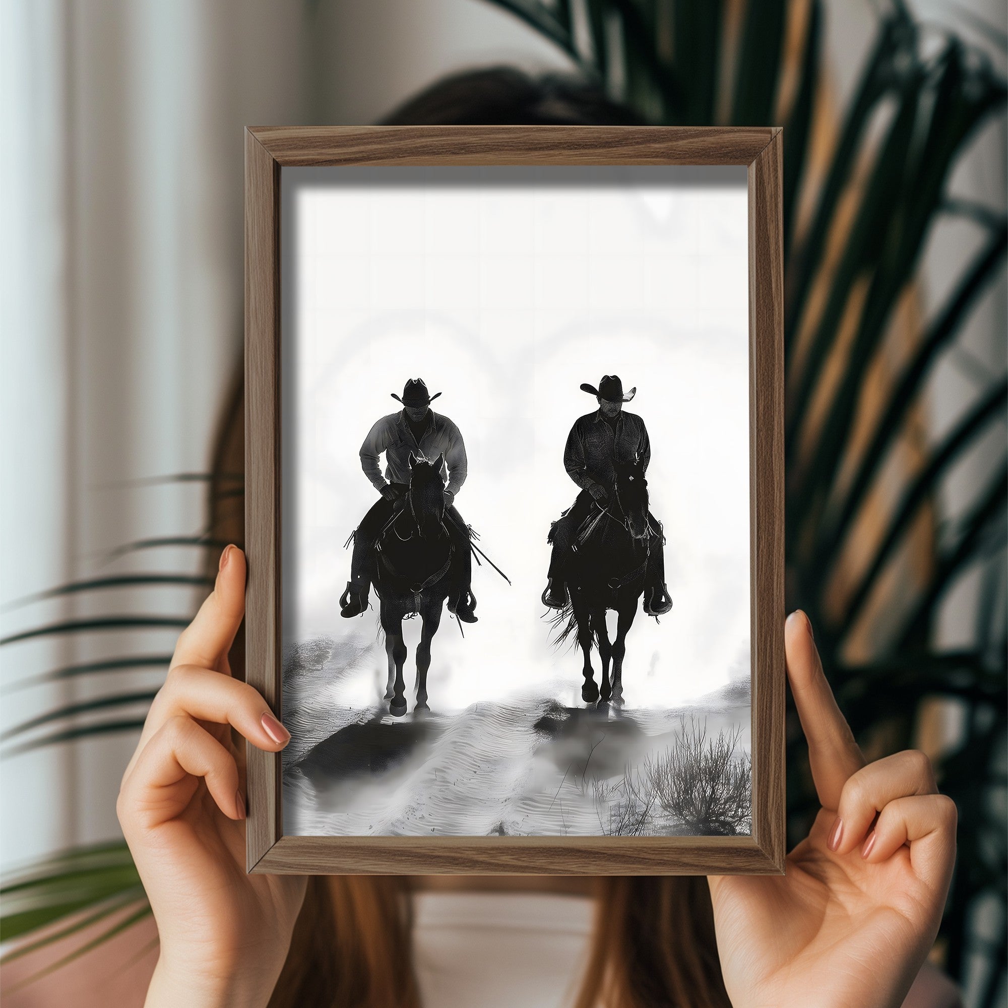 Quadro Decorativo MDF Emoldurado Multicolor GE162-L - Impressão UV em Madeira de Pinho 35x47cm