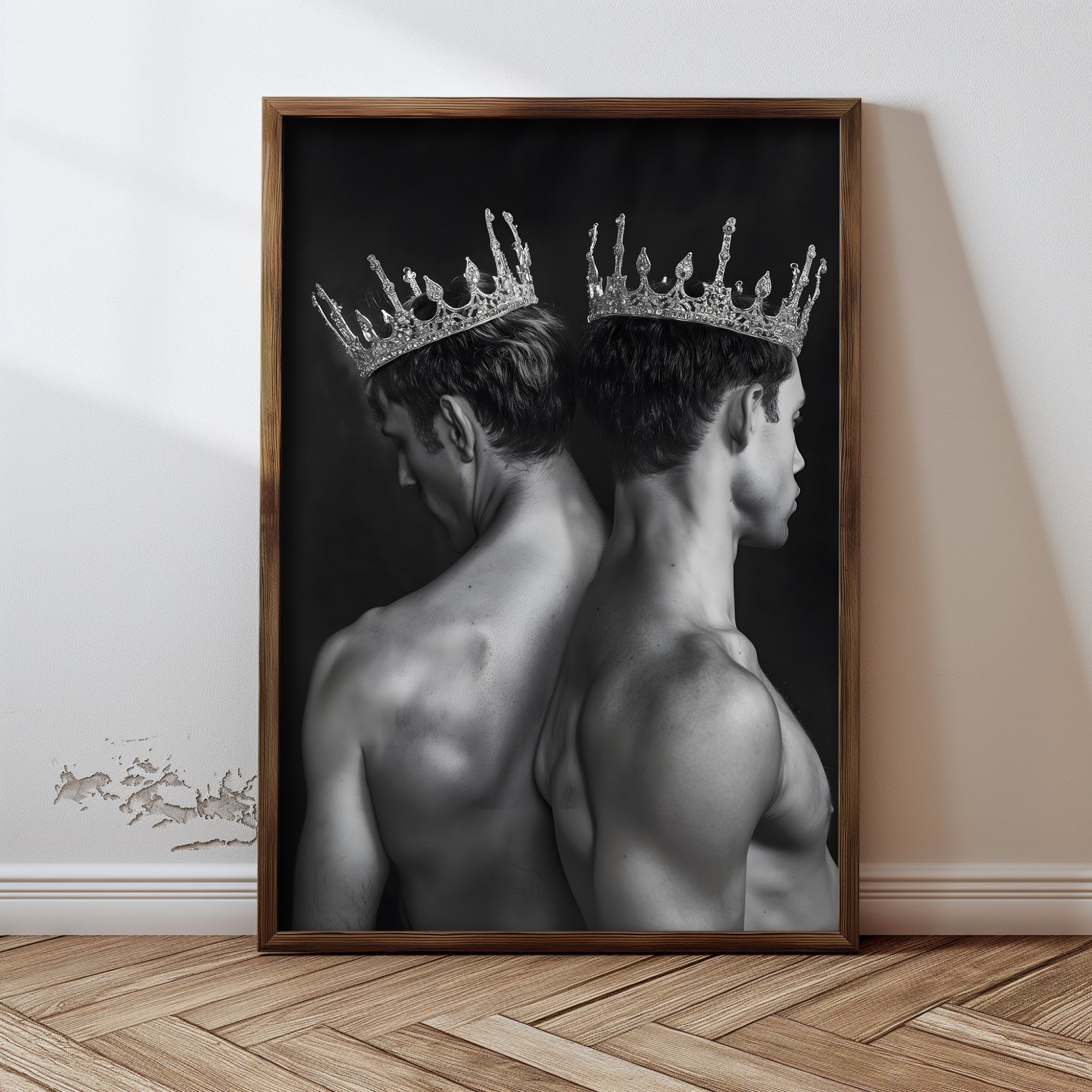 Quadro Decorativo MDF Emoldurado Multicolor GE164-L - Impressão UV em Madeira de Pinho 35x47cm