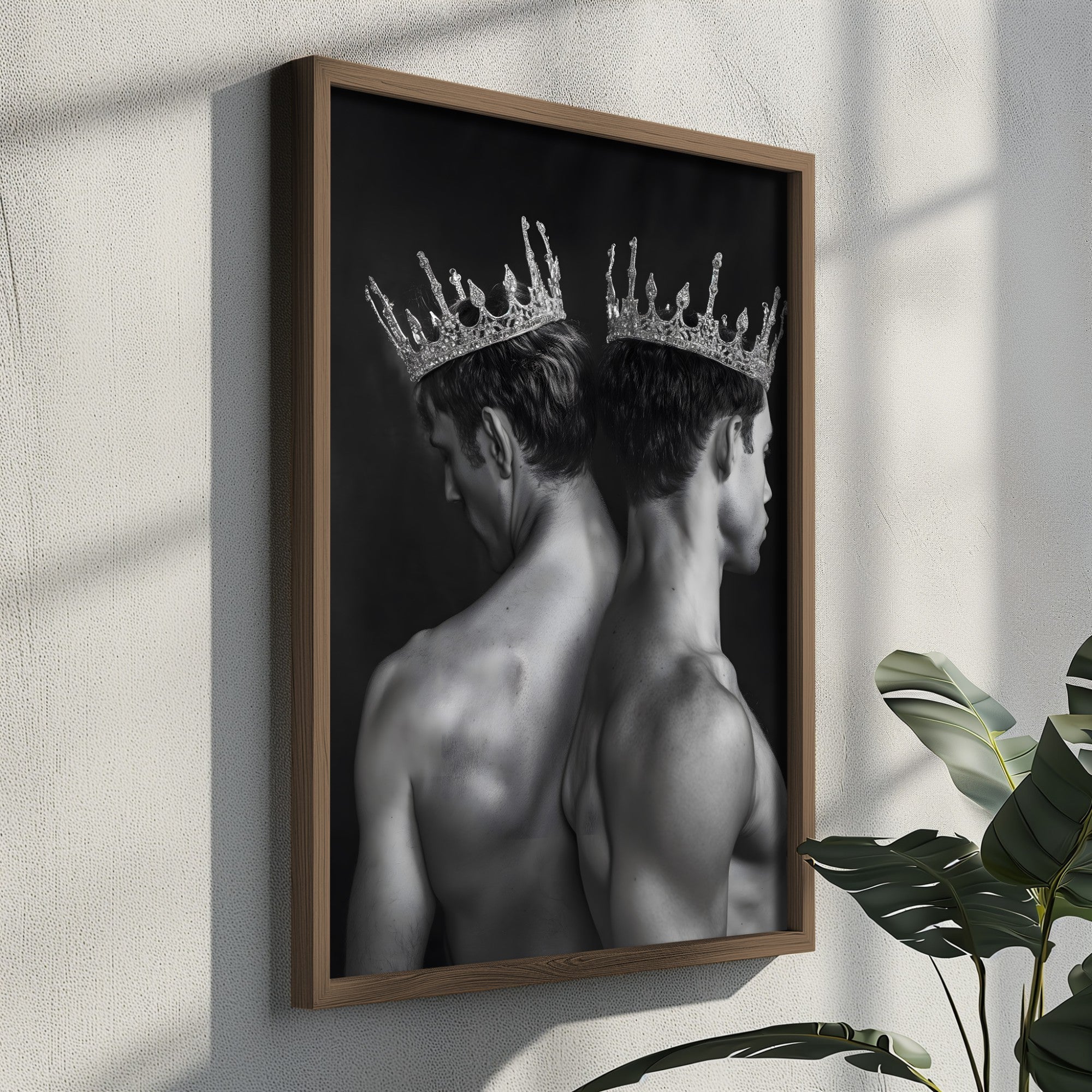 Quadro Decorativo MDF Emoldurado Multicolor GE164-L - Impressão UV em Madeira de Pinho 35x47cm