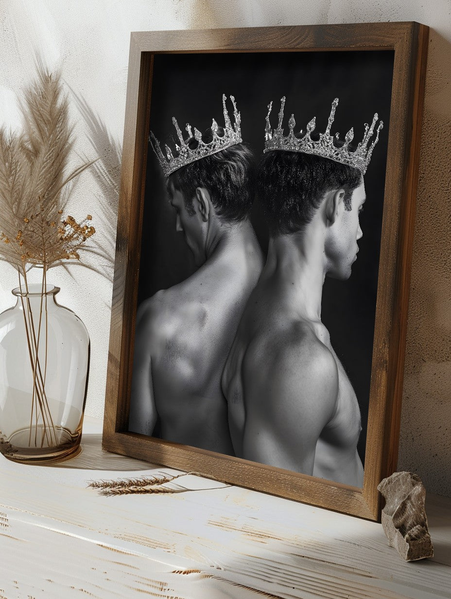 Quadro Decorativo MDF Emoldurado Multicolor GE164-L - Impressão UV em Madeira de Pinho 35x47cm