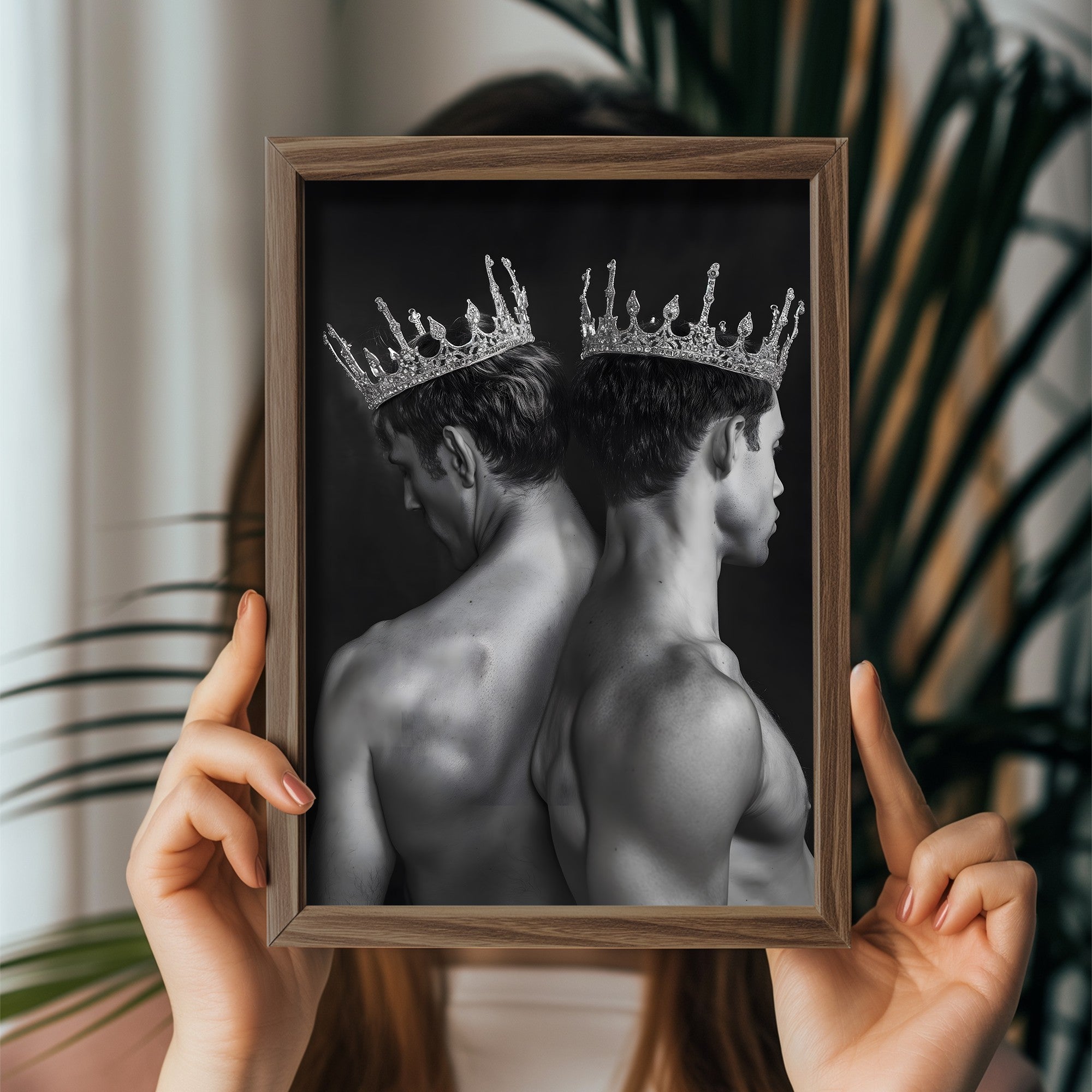 Quadro Decorativo MDF Emoldurado Multicolor GE164-L - Impressão UV em Madeira de Pinho 35x47cm